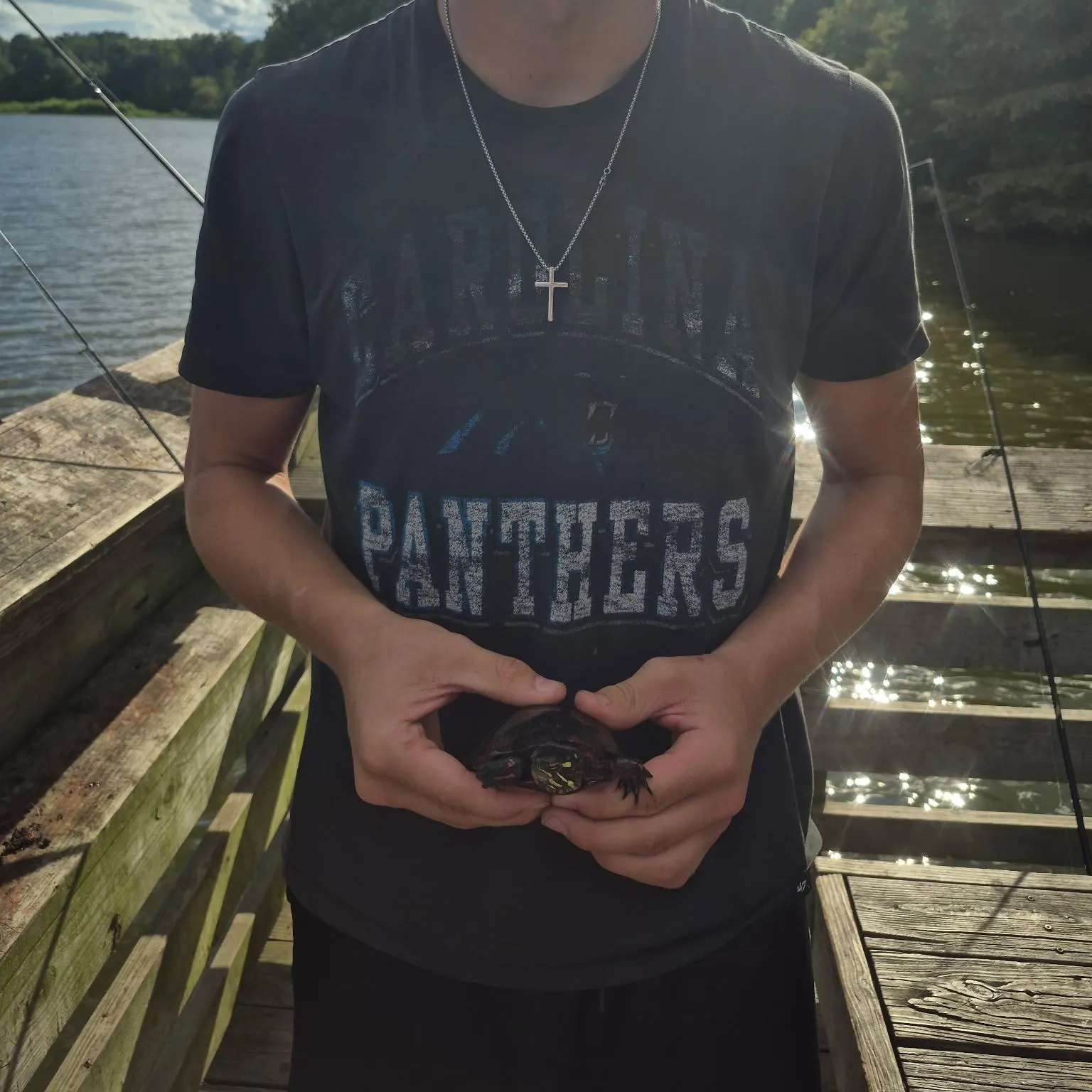 Pond slider turtle caught on Fishbrain