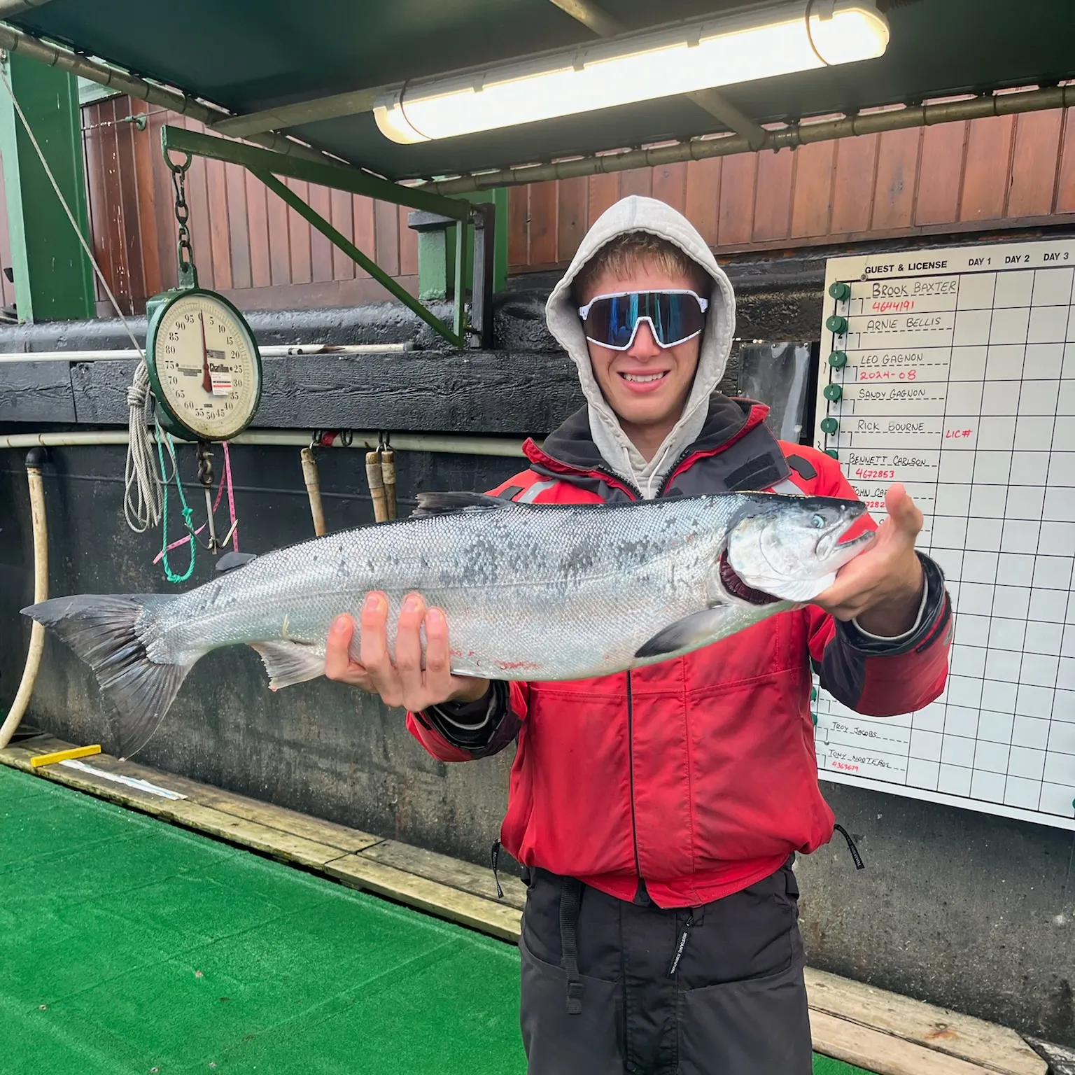 recently logged catches