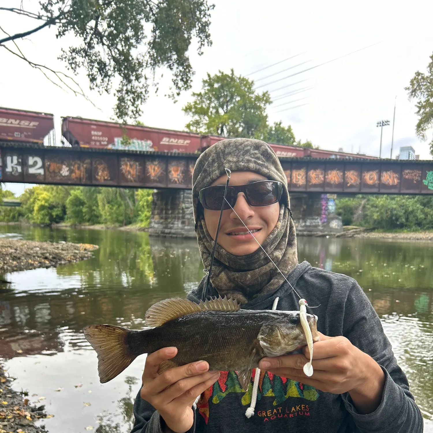 Smallmouth bass caught on Fishbrain