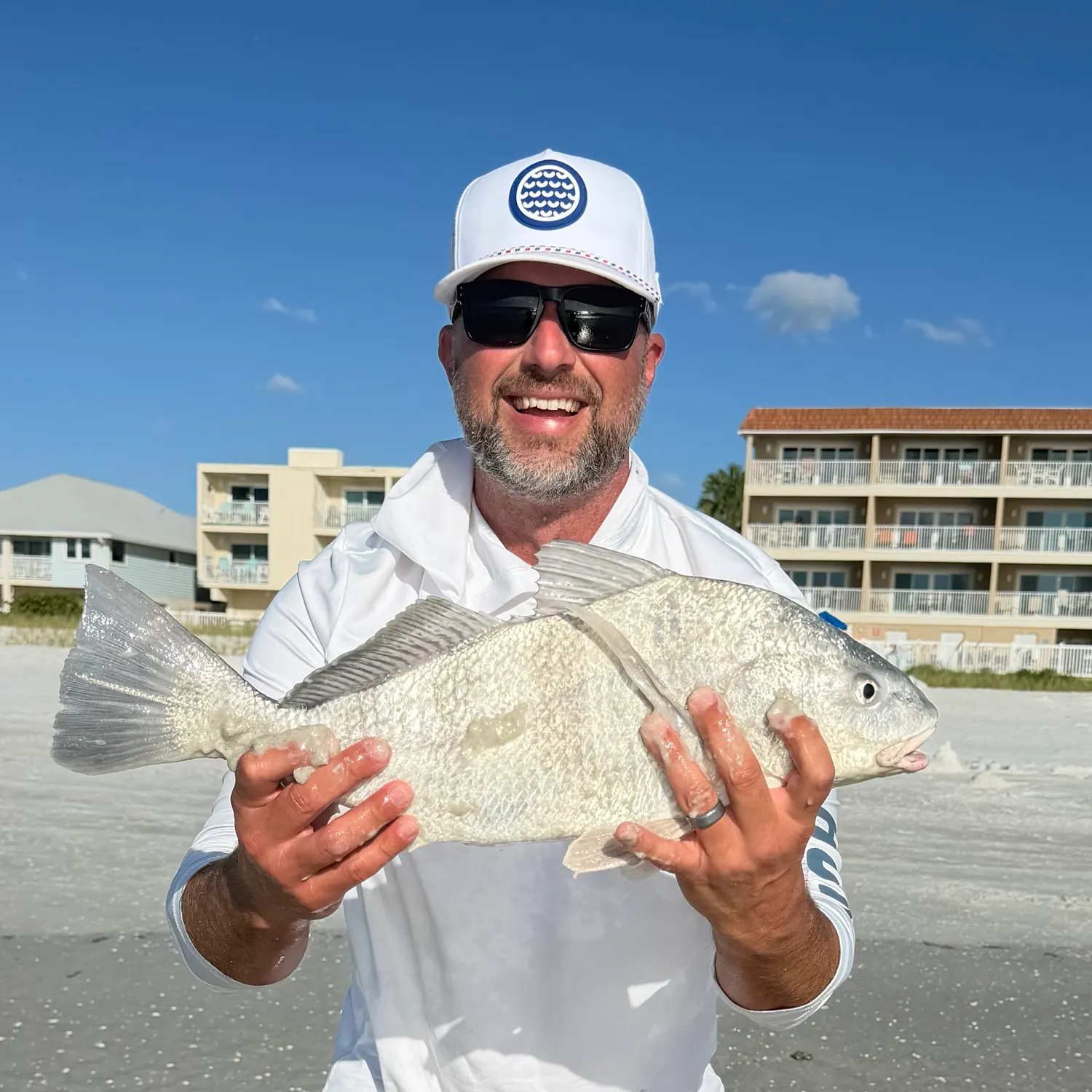 Black drum caught on Fishbrain