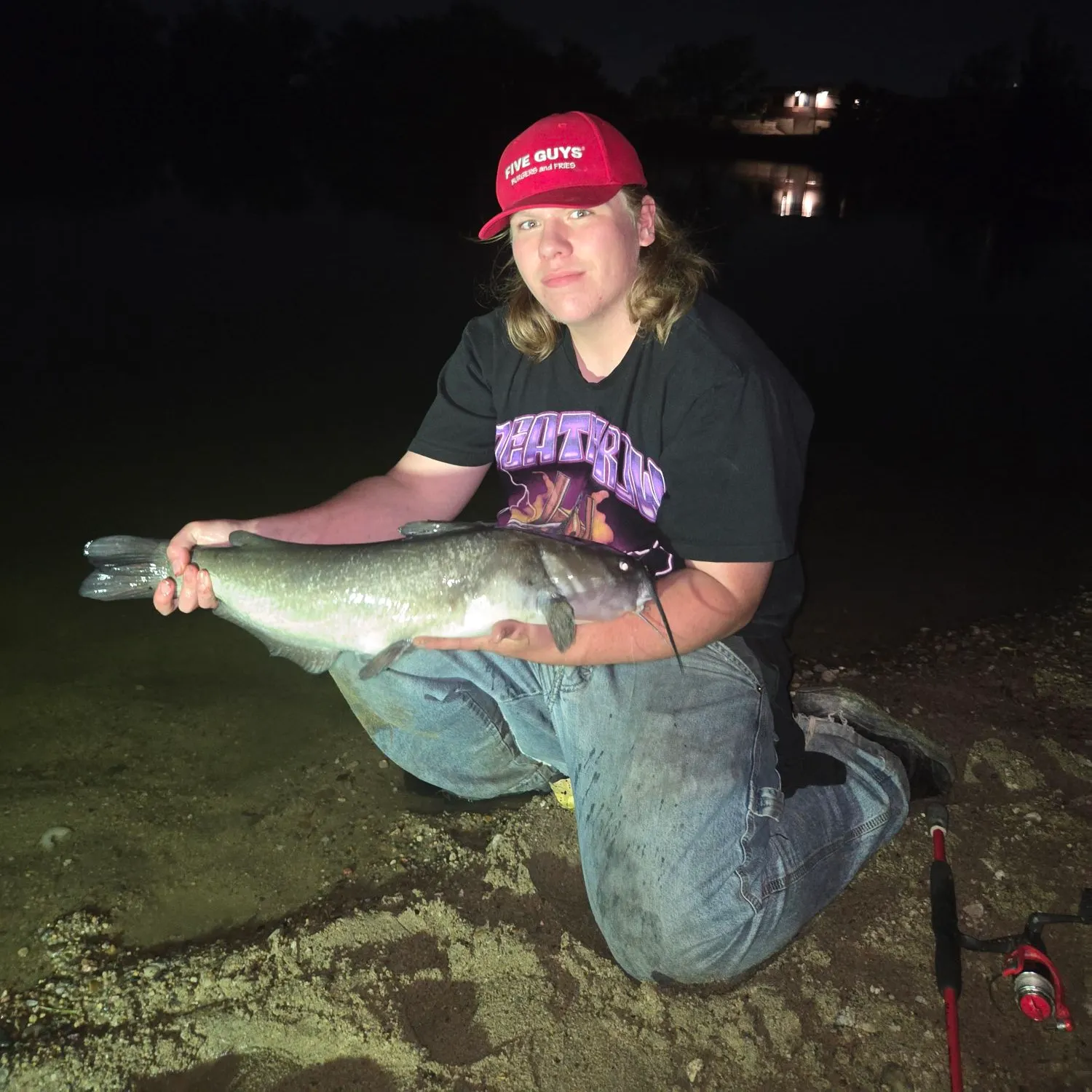 Channel catfish caught on Fishbrain