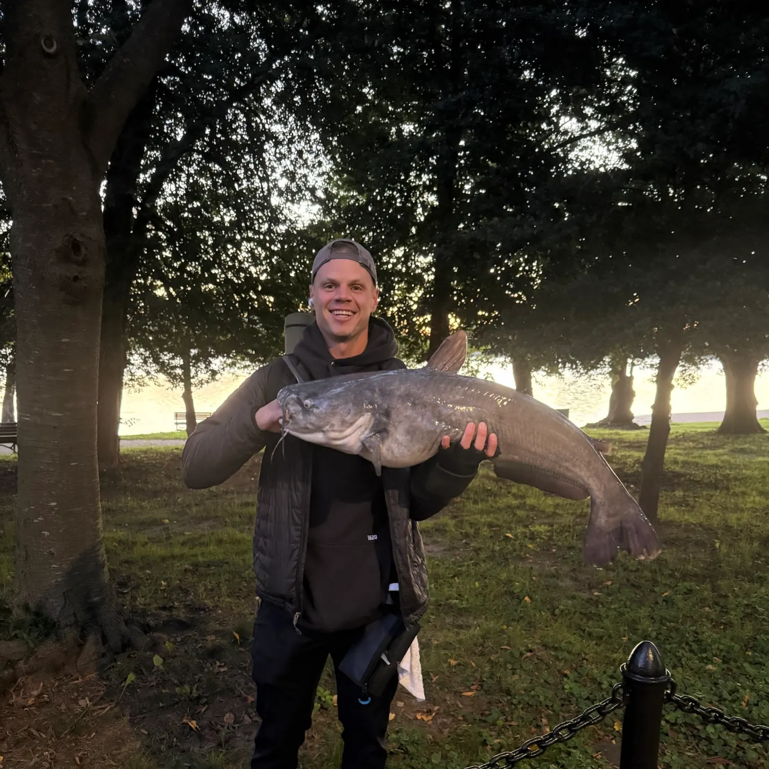 Blue catfish caught on Fishbrain