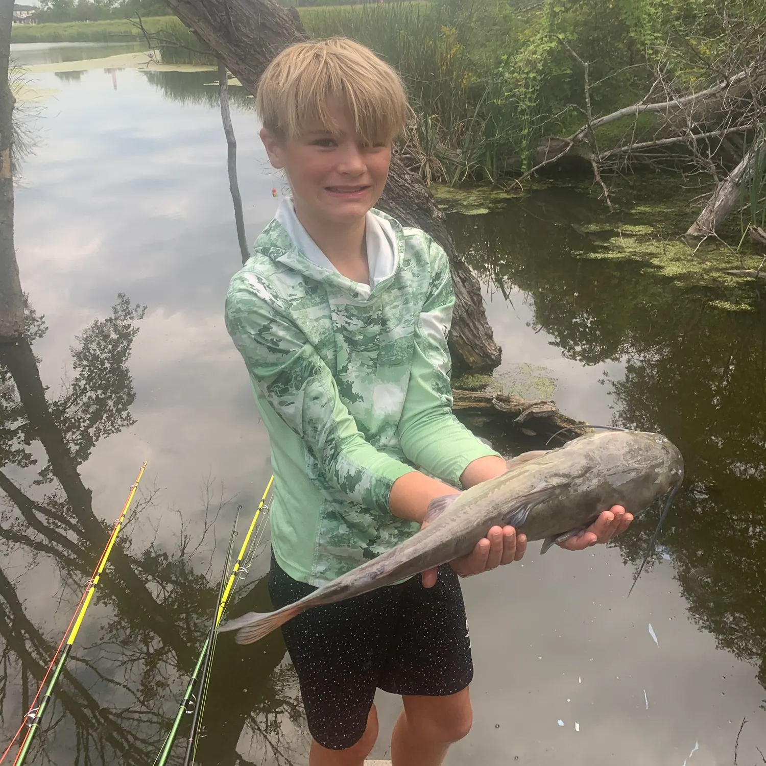 Channel catfish caught on Fishbrain
