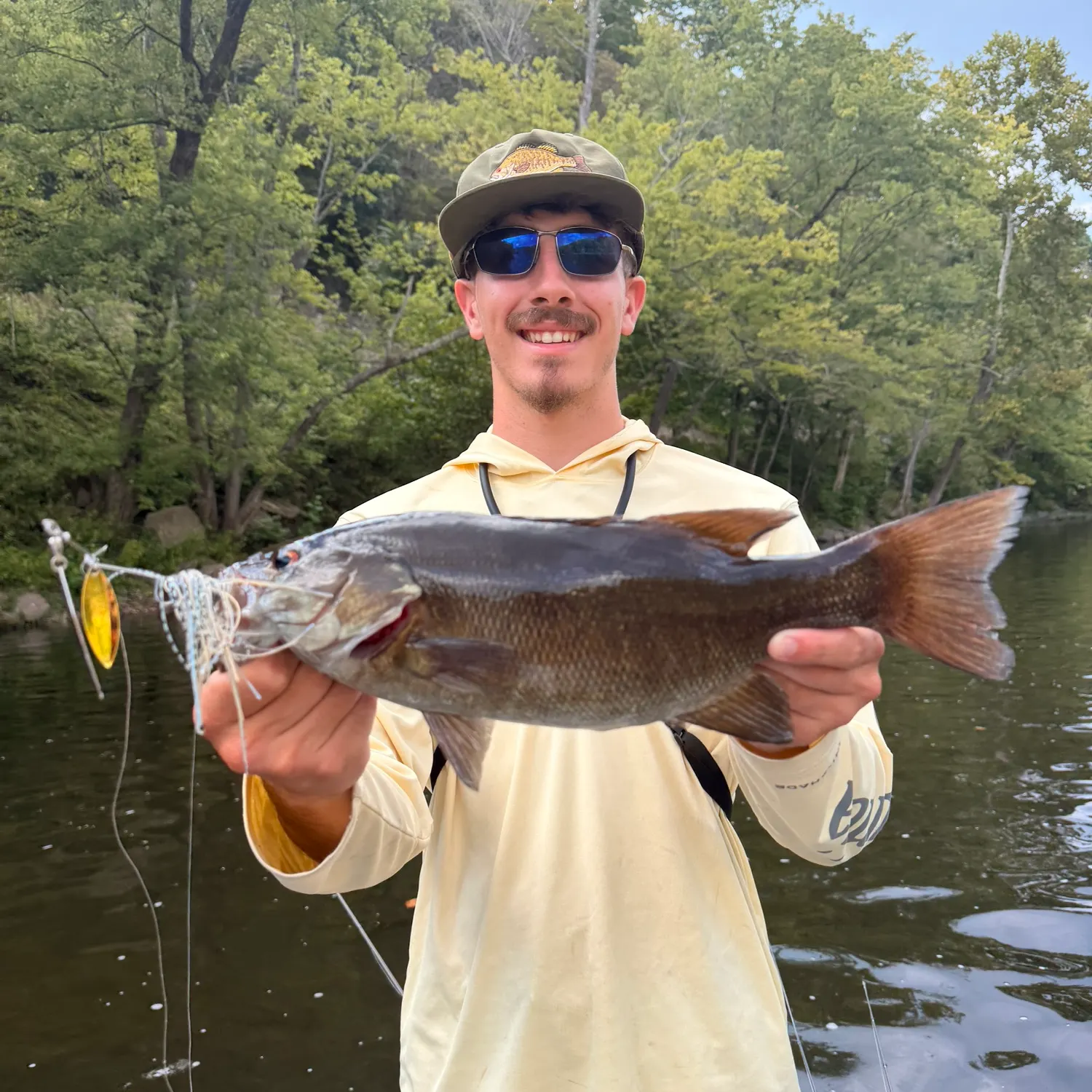 Smallmouth bass caught on Fishbrain