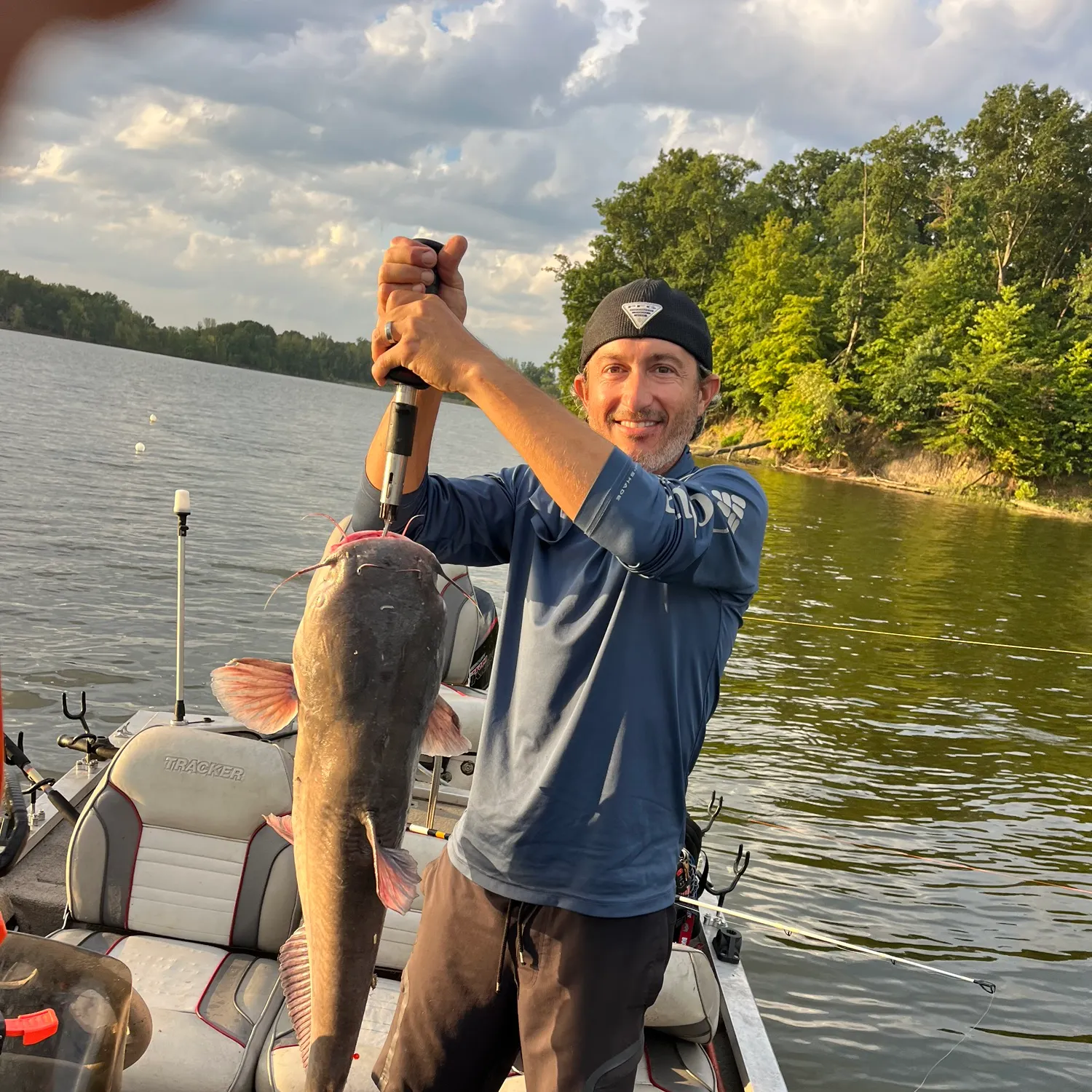 Blue catfish caught on Fishbrain