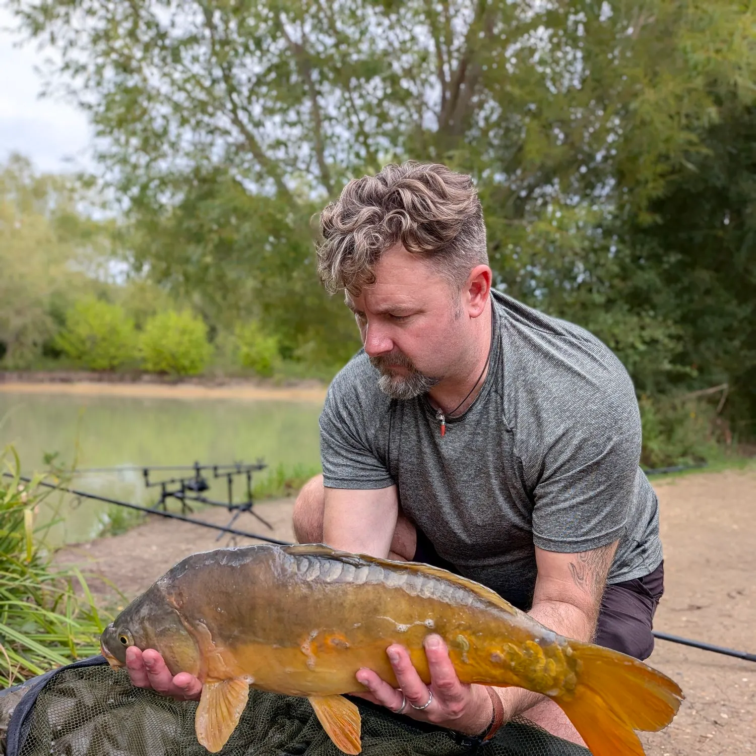 Leather carp caught on Fishbrain
