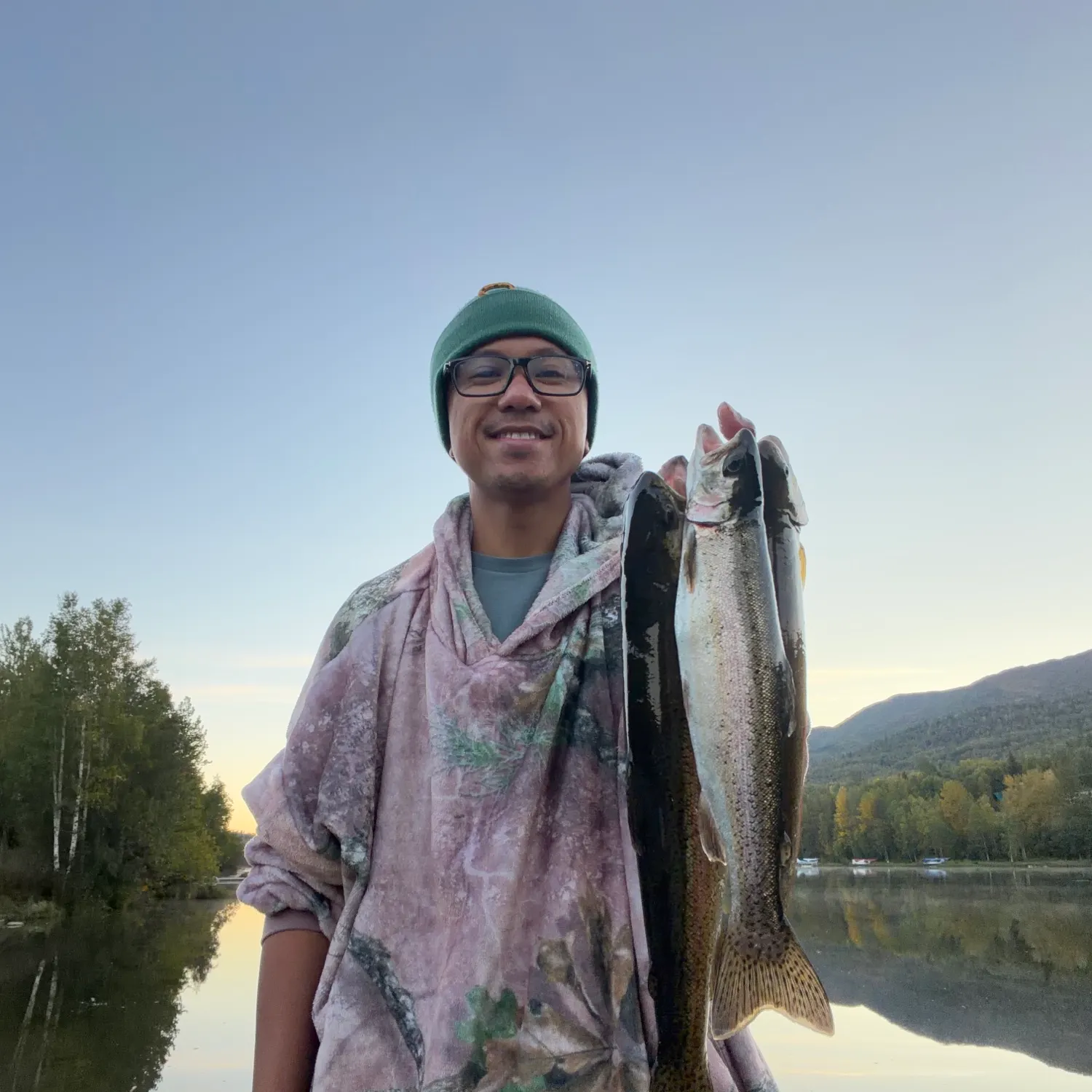 Rainbow trout caught on Fishbrain