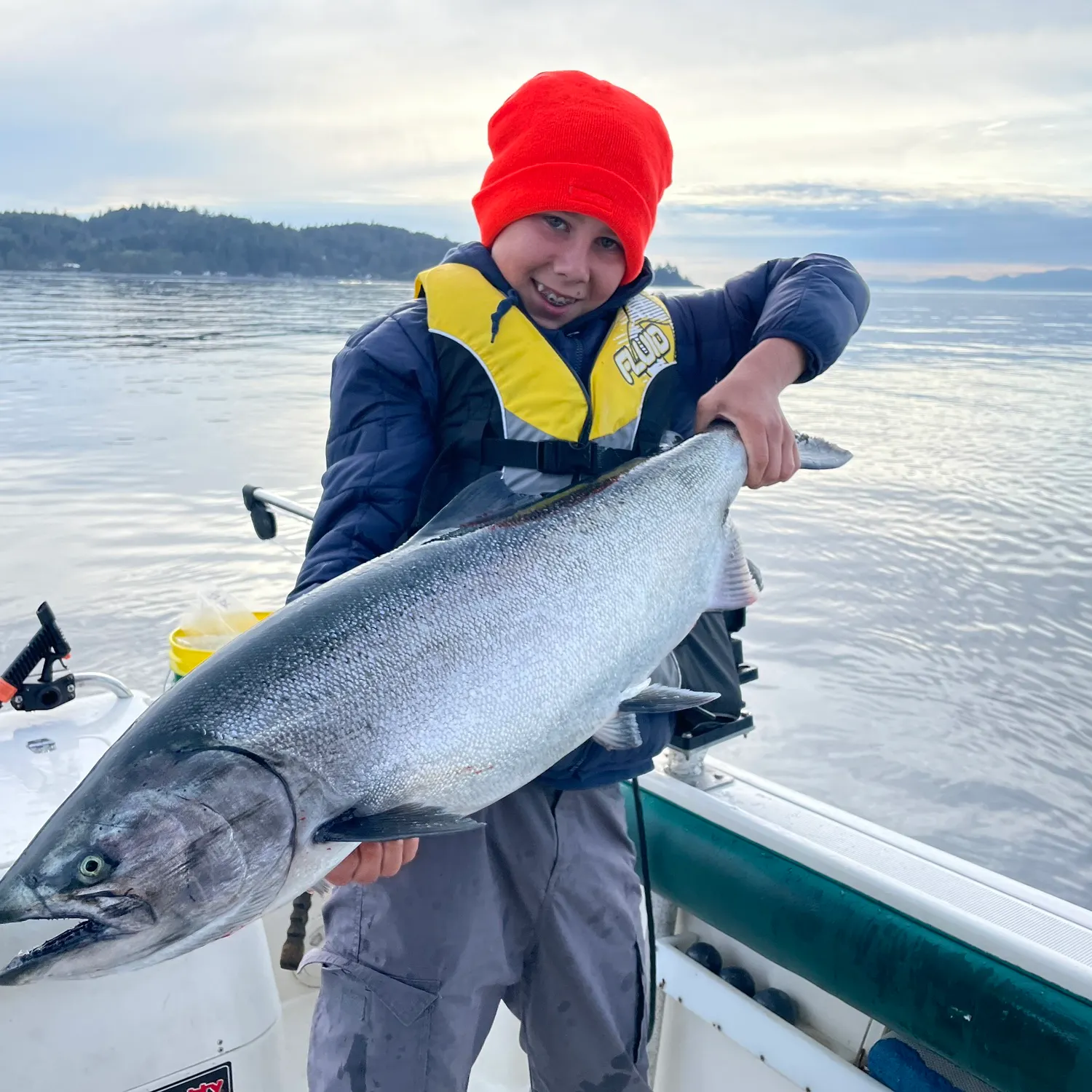 Chinook salmon caught on Fishbrain