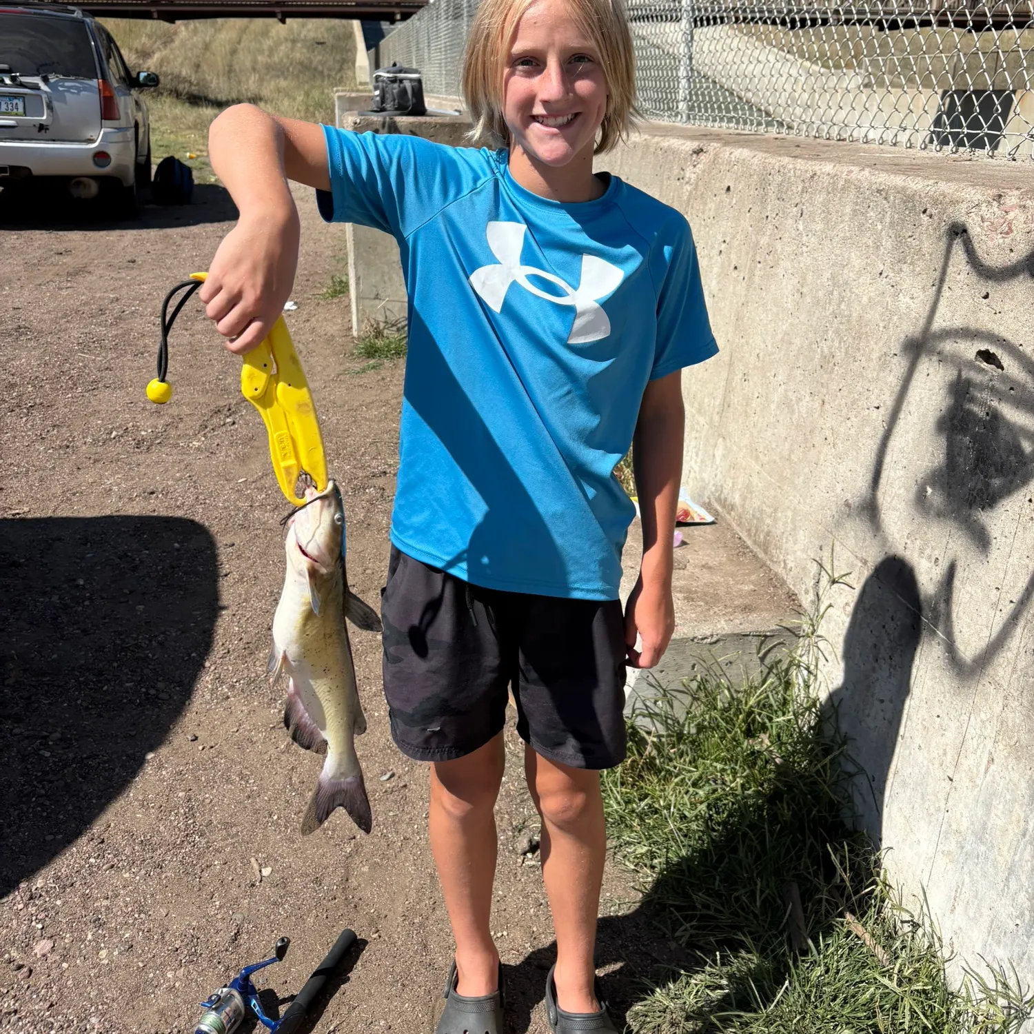 Channel catfish caught on Fishbrain