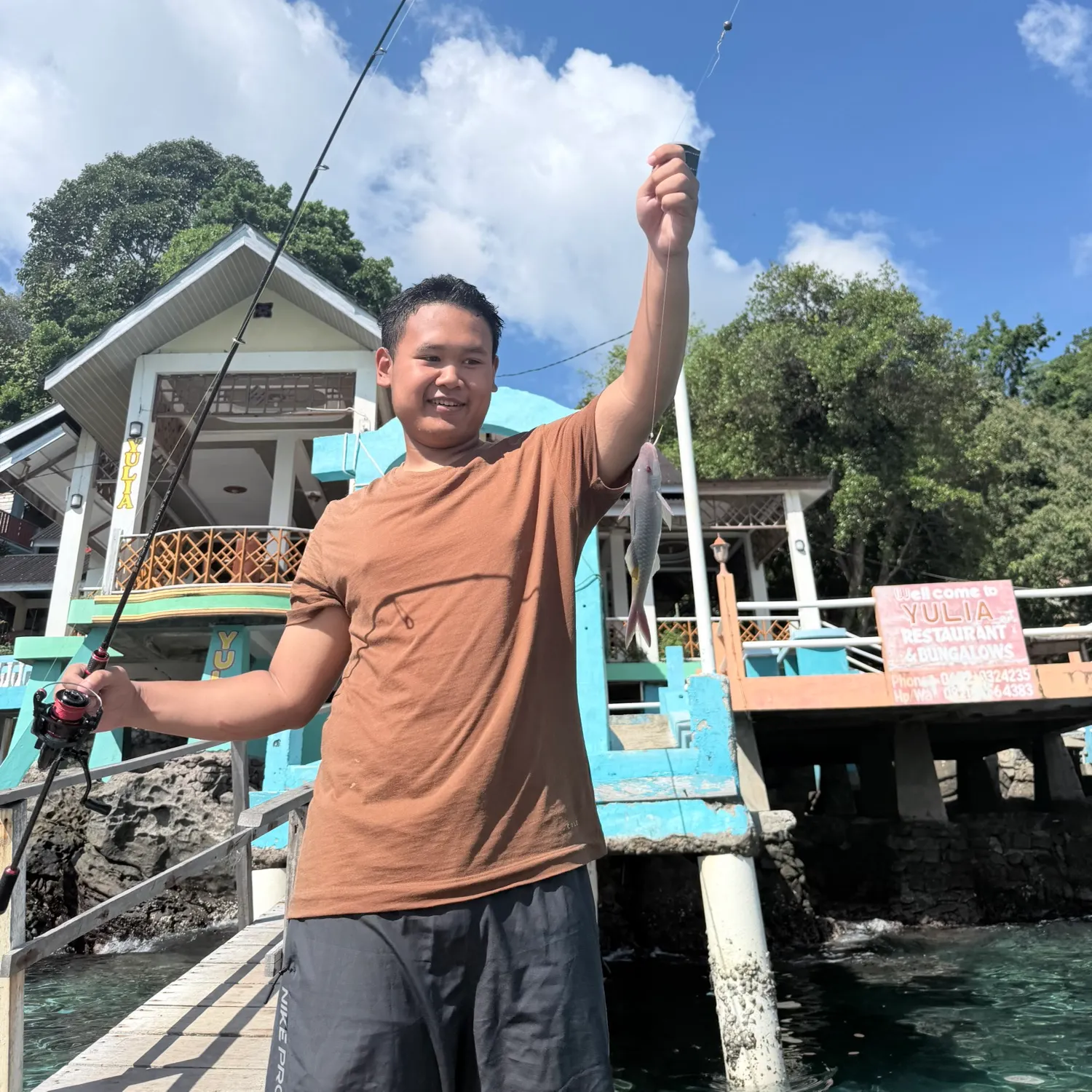 Yellow goatfish caught on Fishbrain