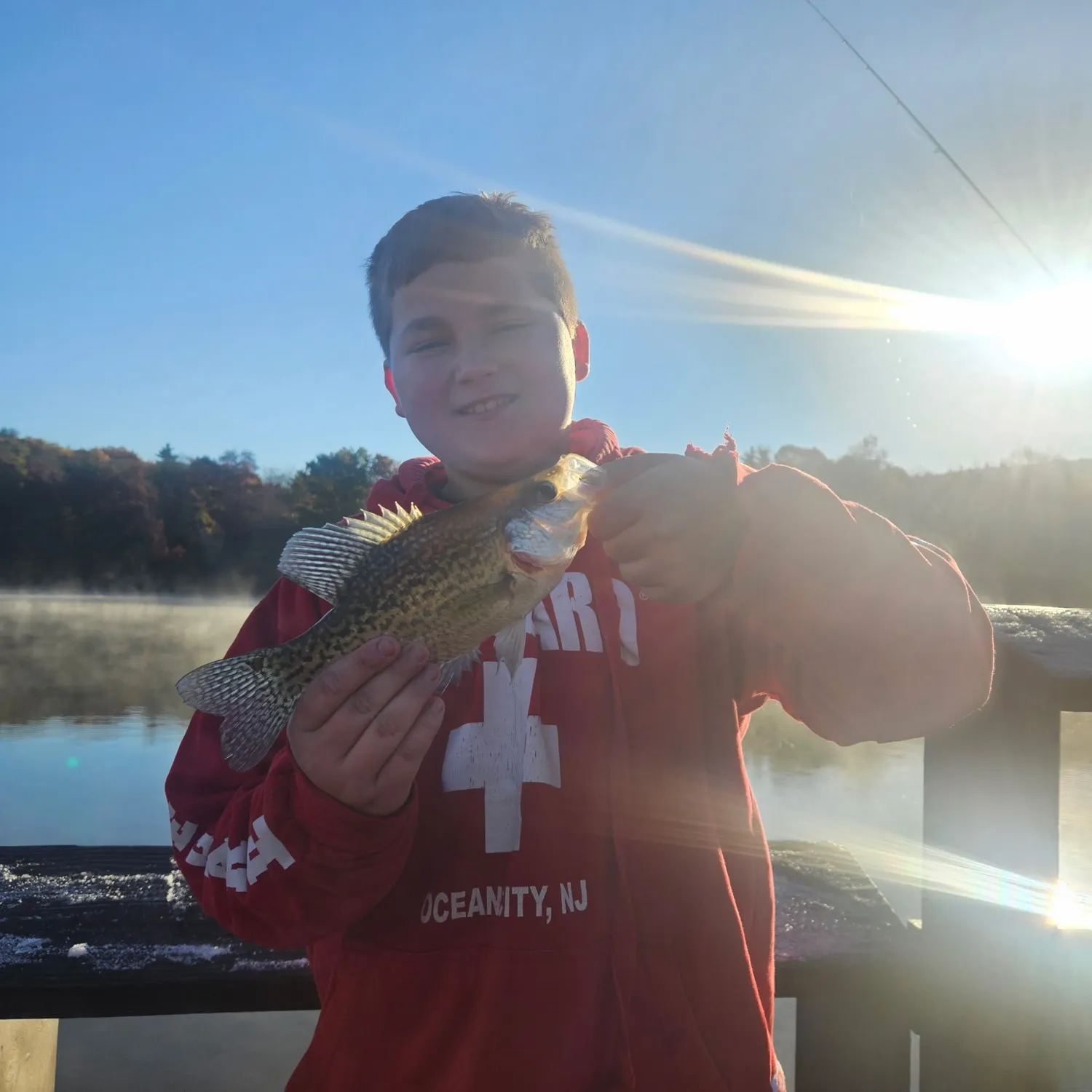 Black crappie caught on Fishbrain
