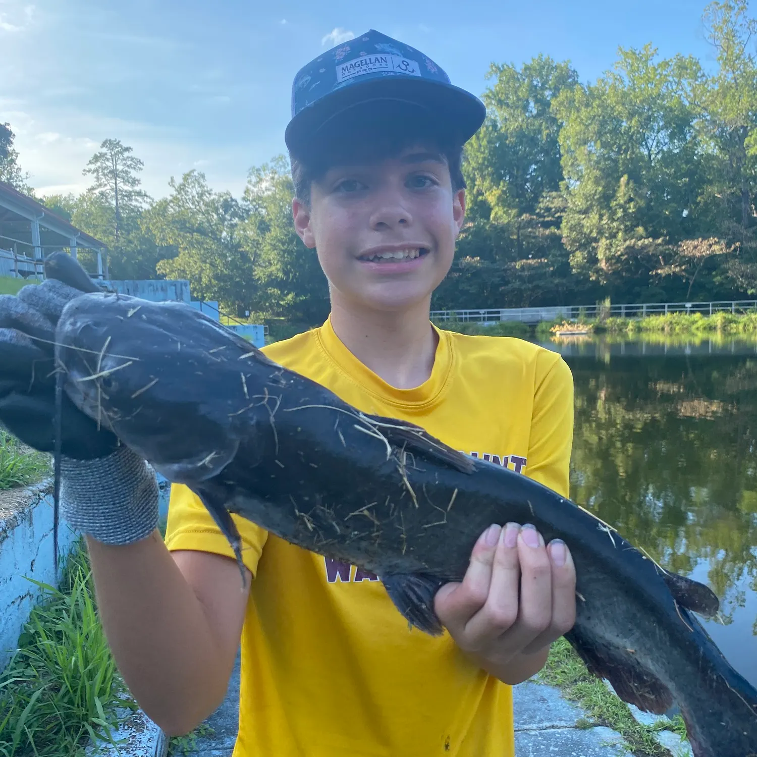 Channel catfish caught on Fishbrain
