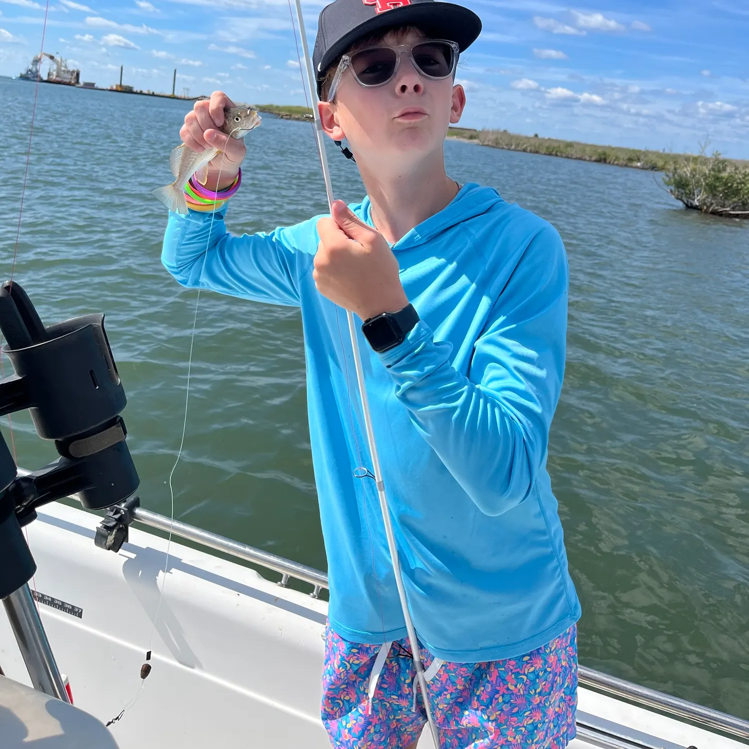 Yellowfin croaker caught on Fishbrain