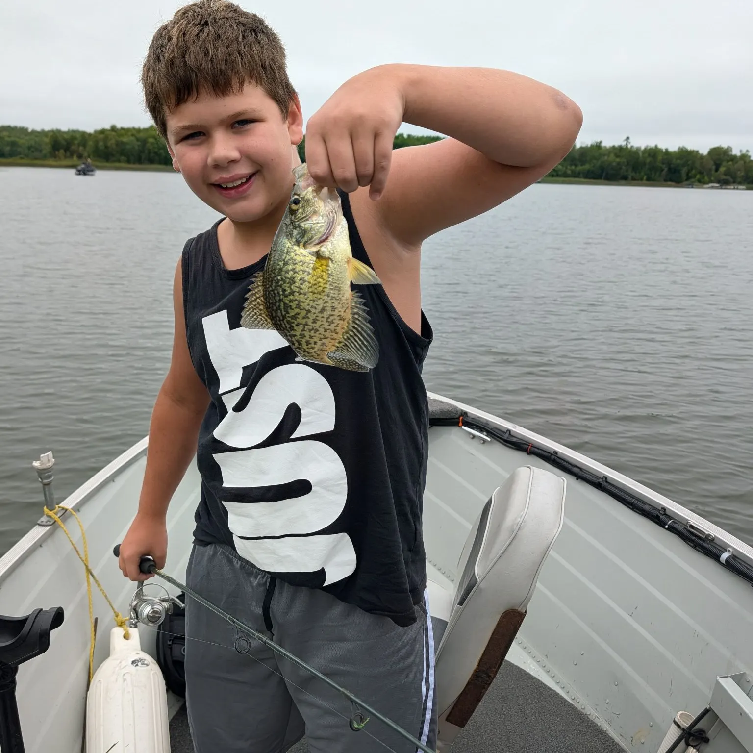 Black crappie caught on Fishbrain