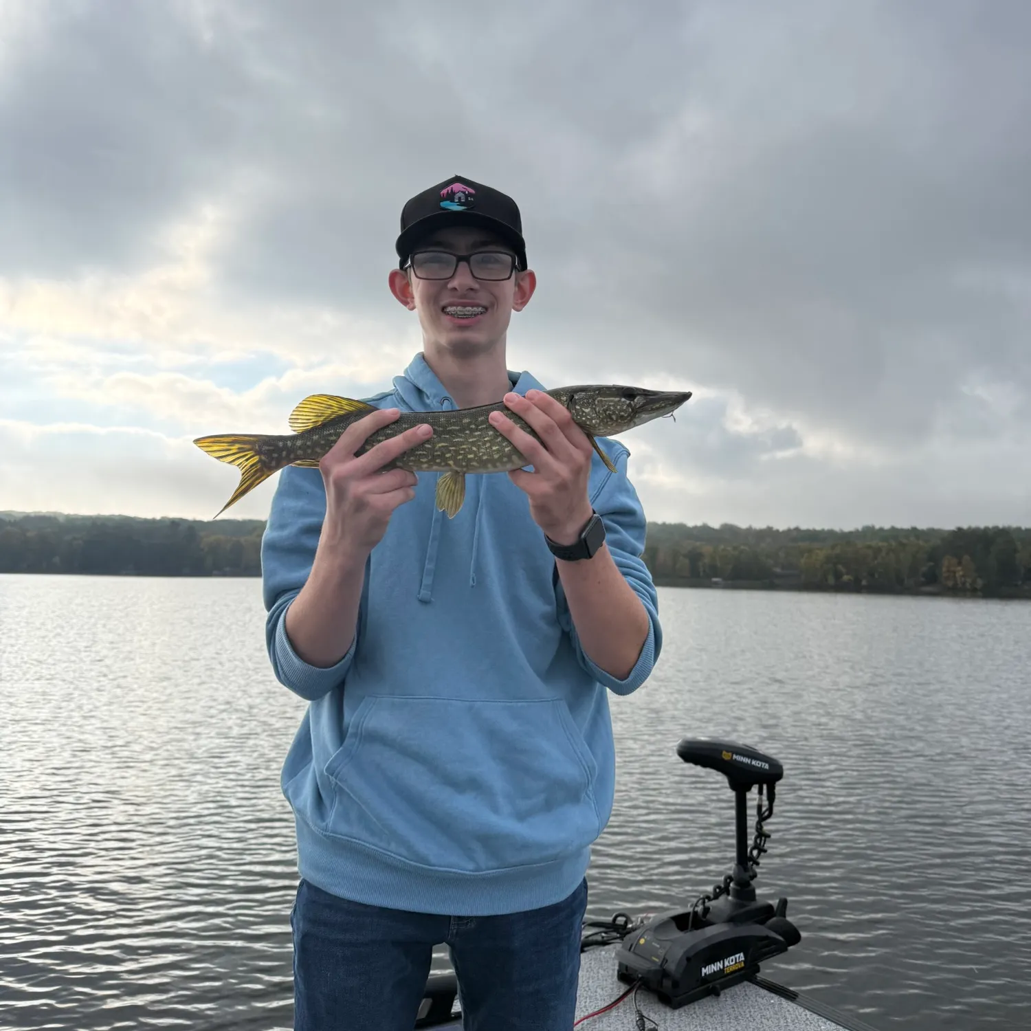 Northern pike caught on Fishbrain