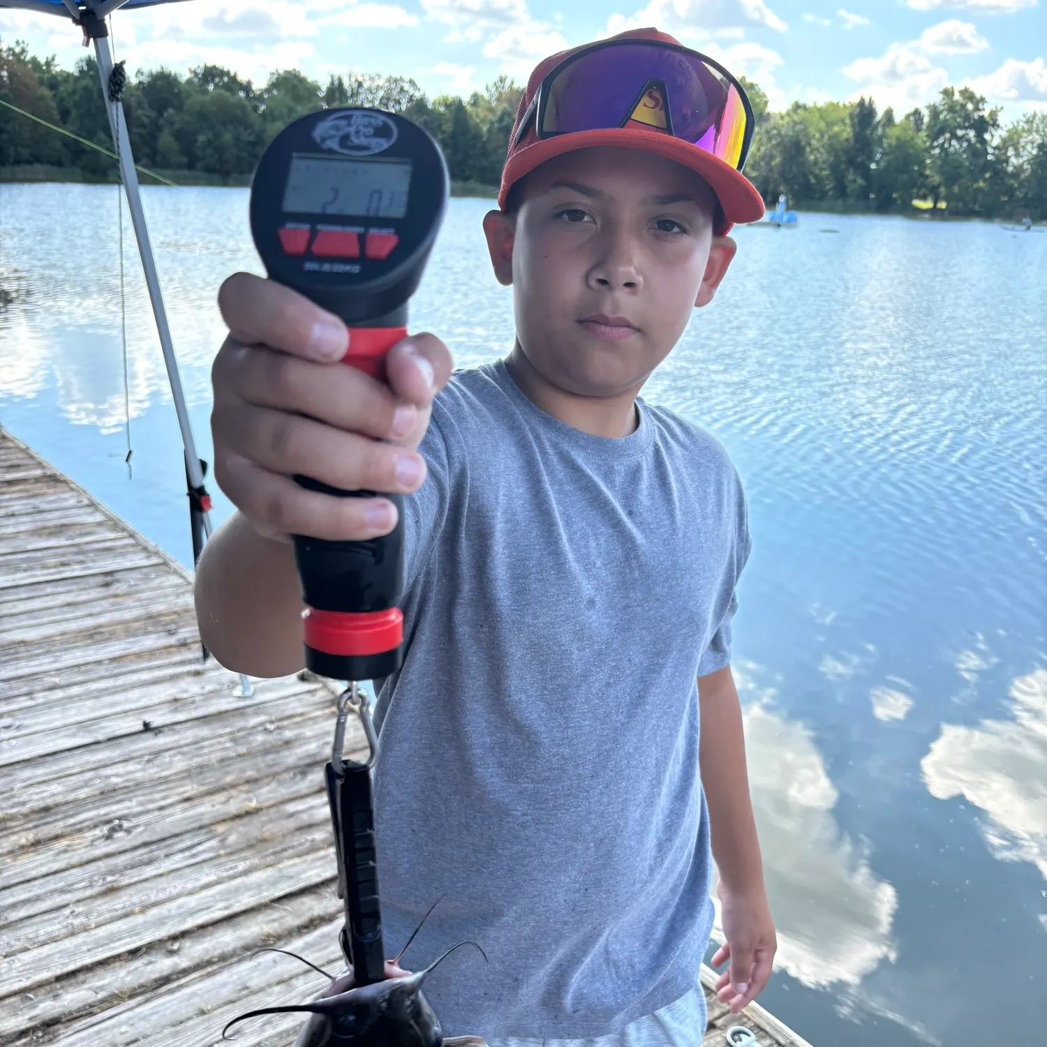 Channel catfish caught on Fishbrain