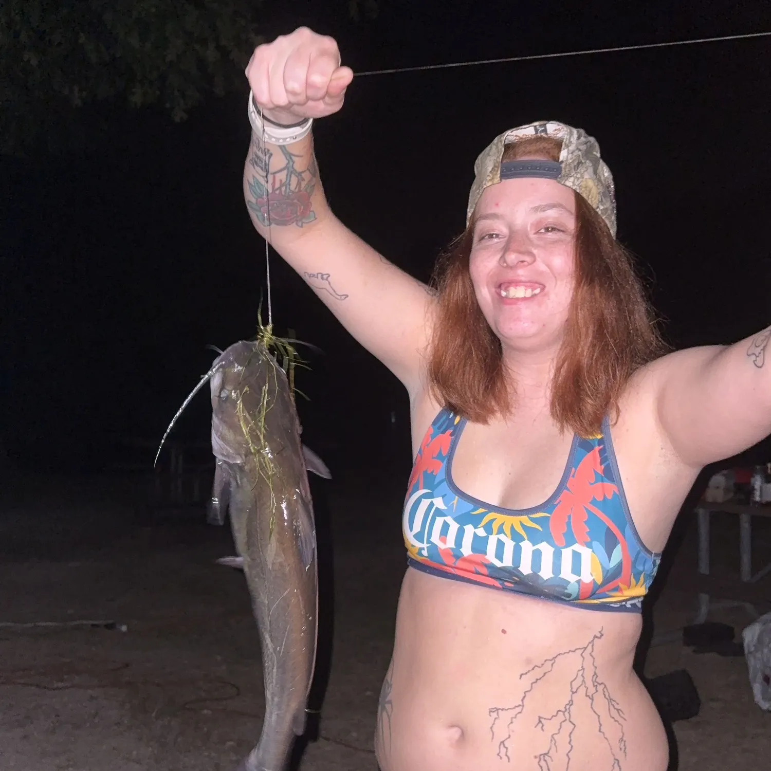Channel catfish caught on Fishbrain
