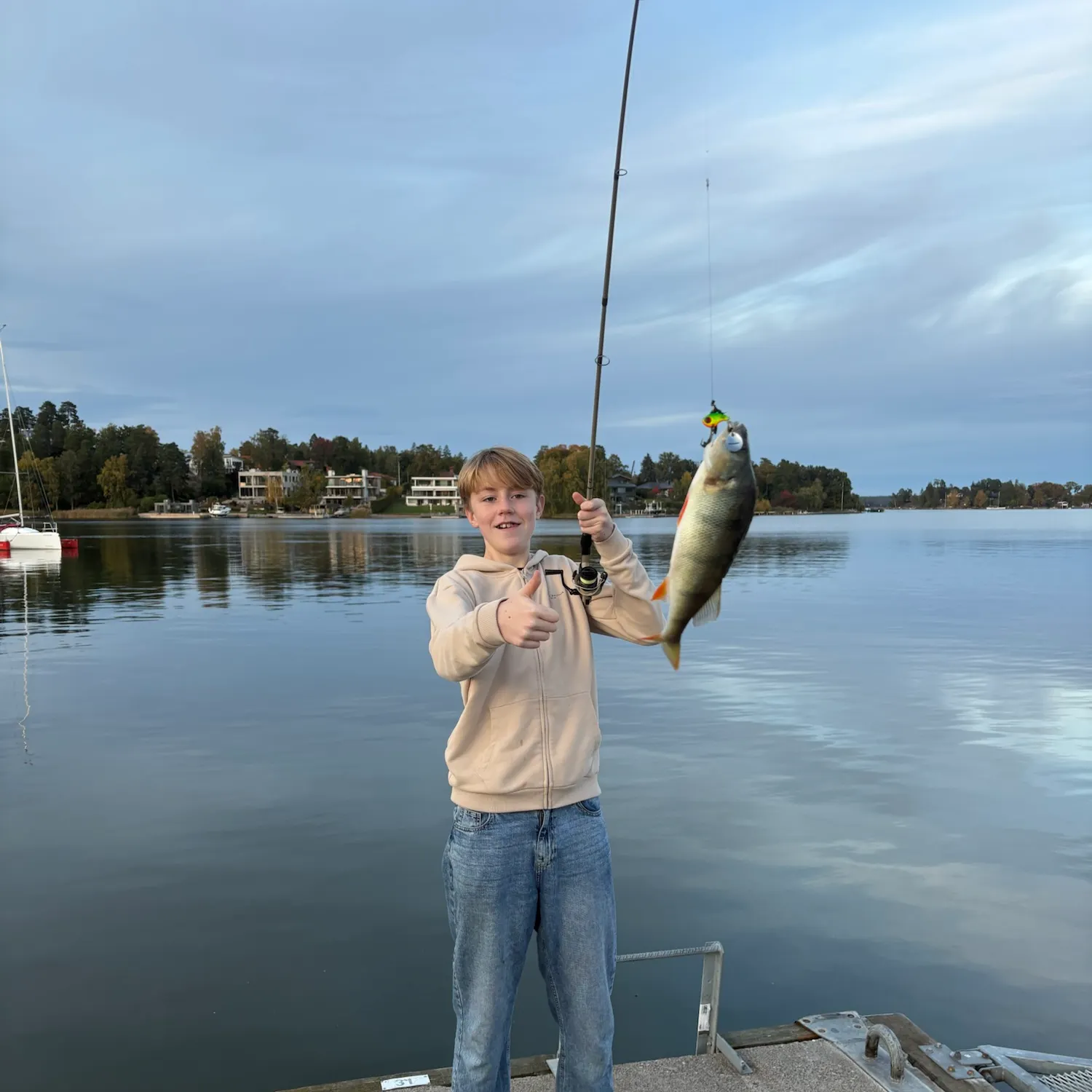 European perch caught on Fishbrain