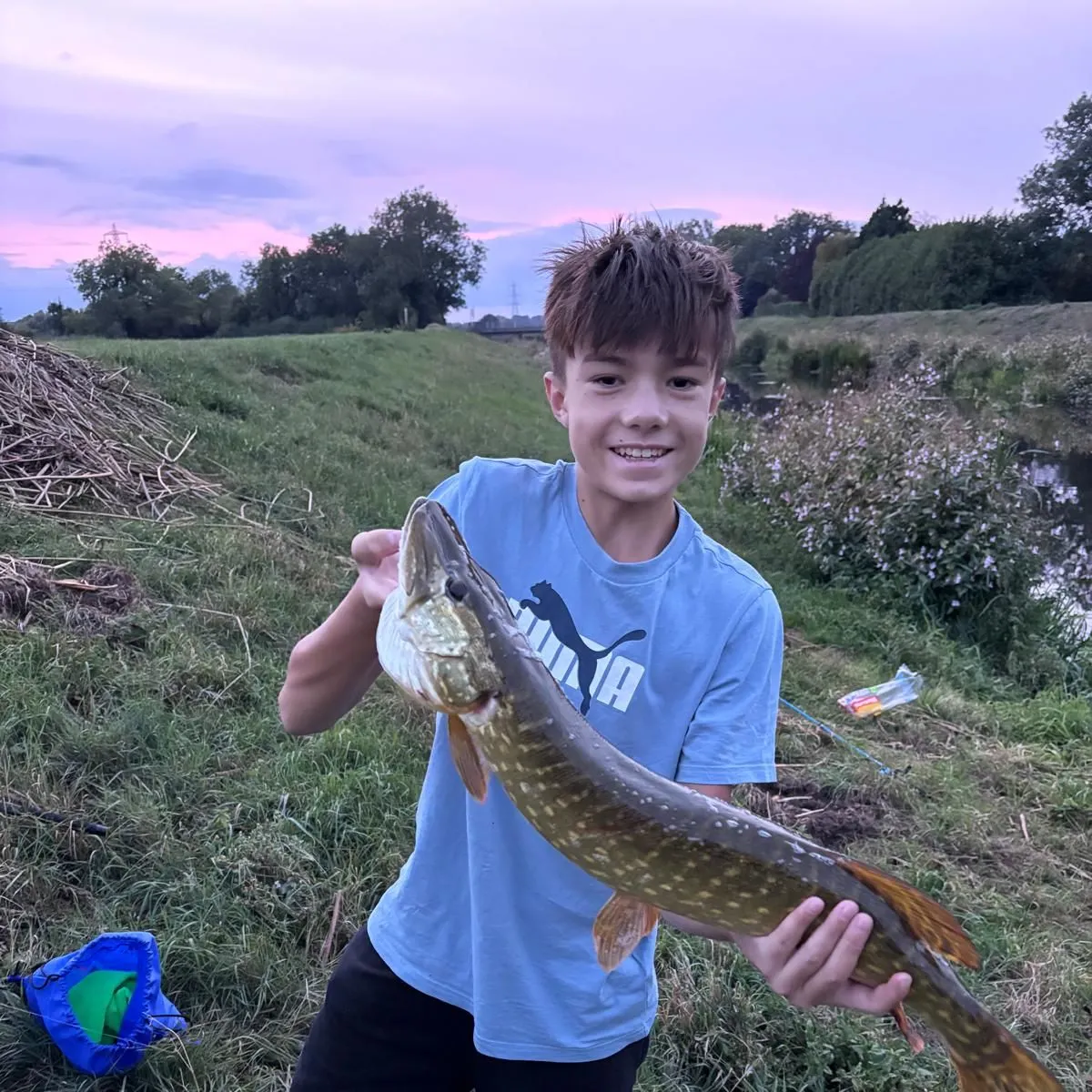 Northern pike caught on Fishbrain
