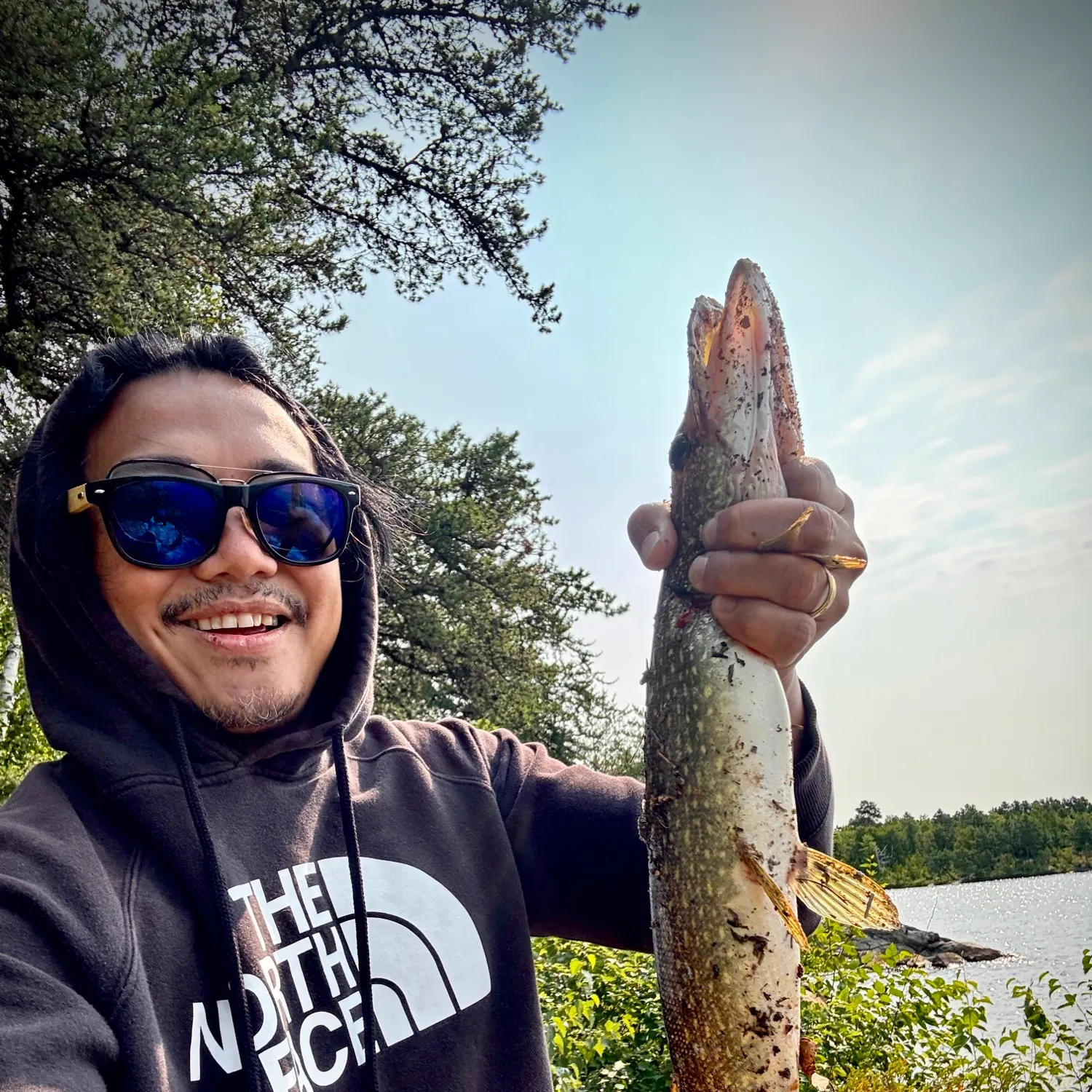 Northern pike caught on Fishbrain