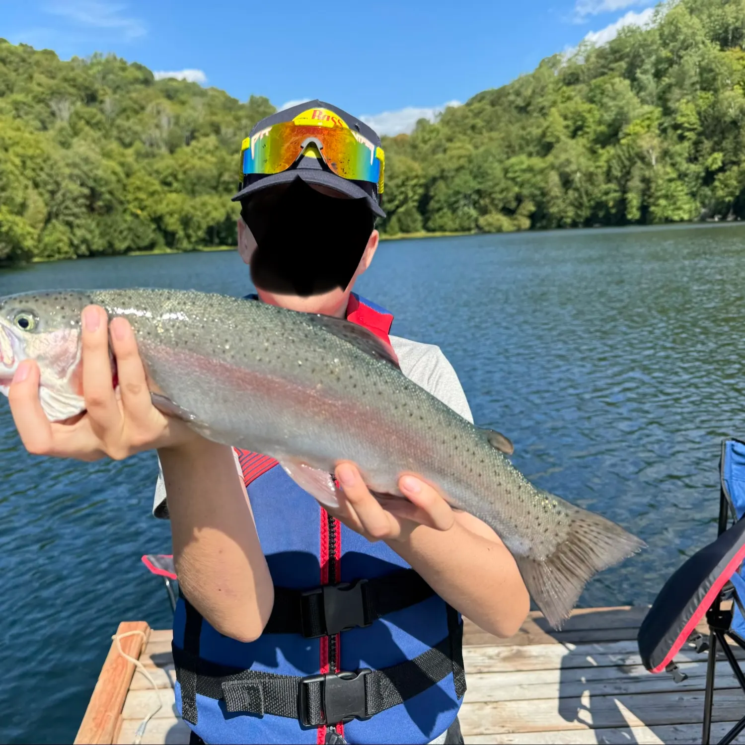 Rainbow trout caught on Fishbrain