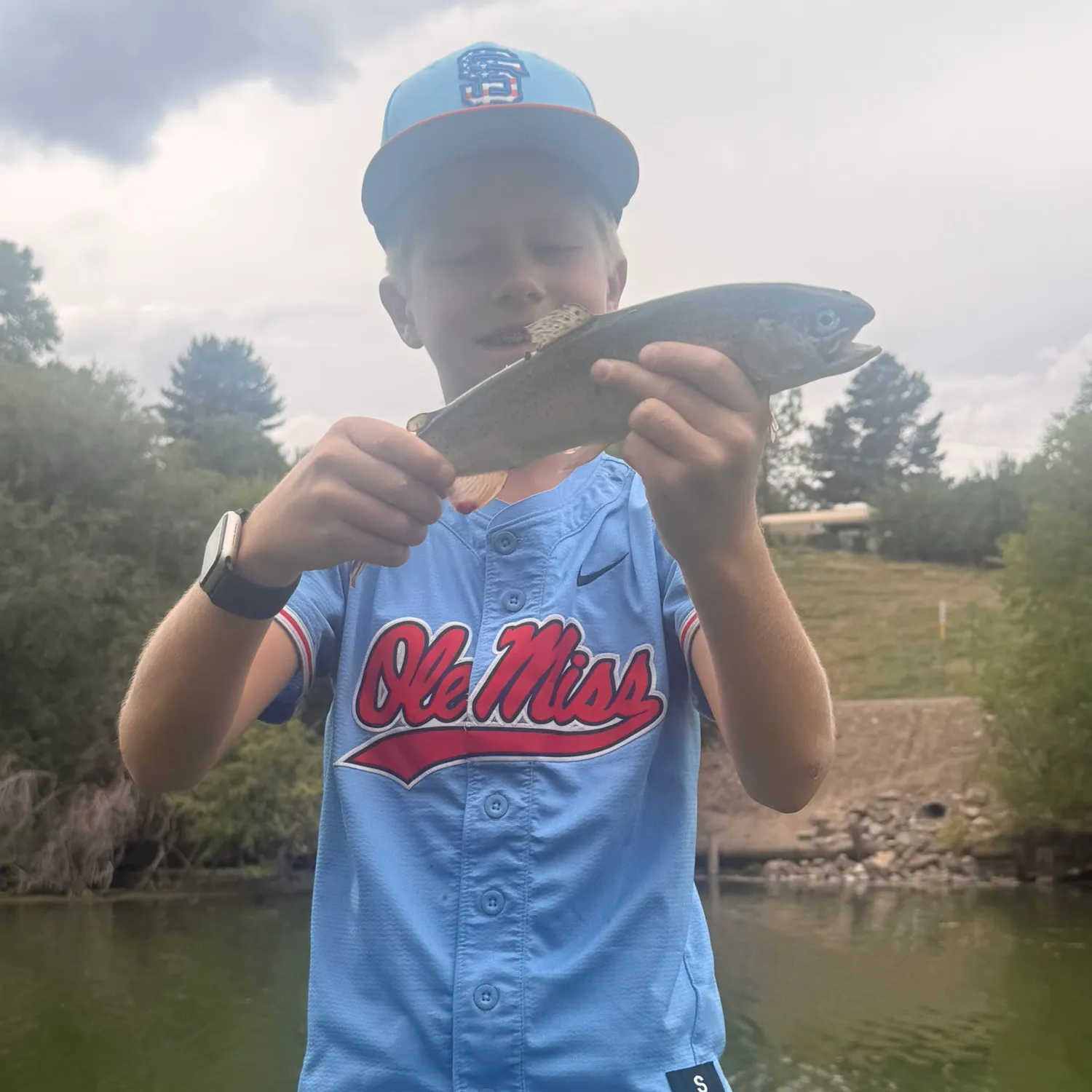 Rainbow trout caught on Fishbrain