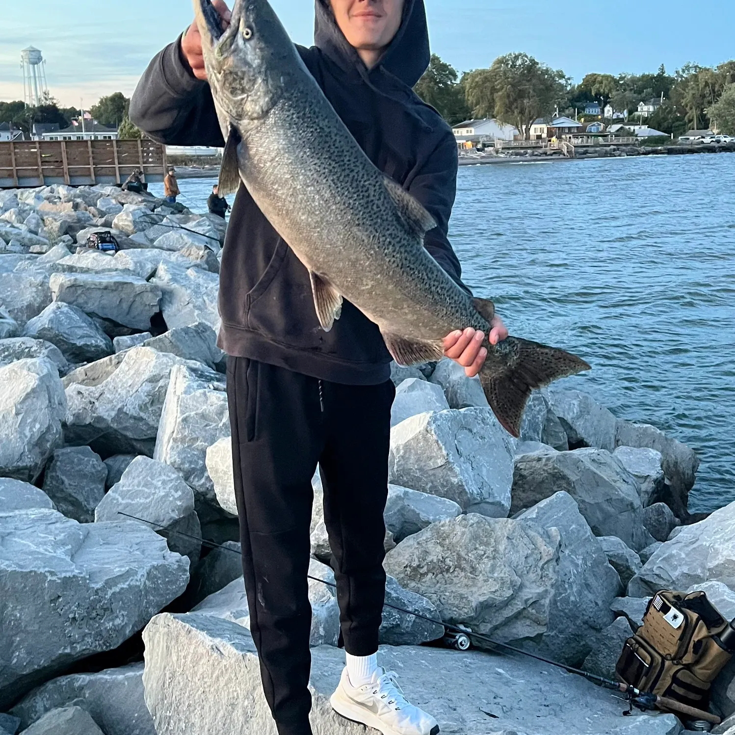 Chinook salmon caught on Fishbrain