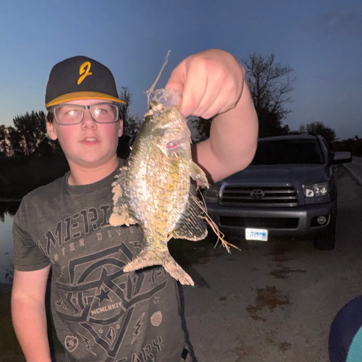 White crappie caught on Fishbrain