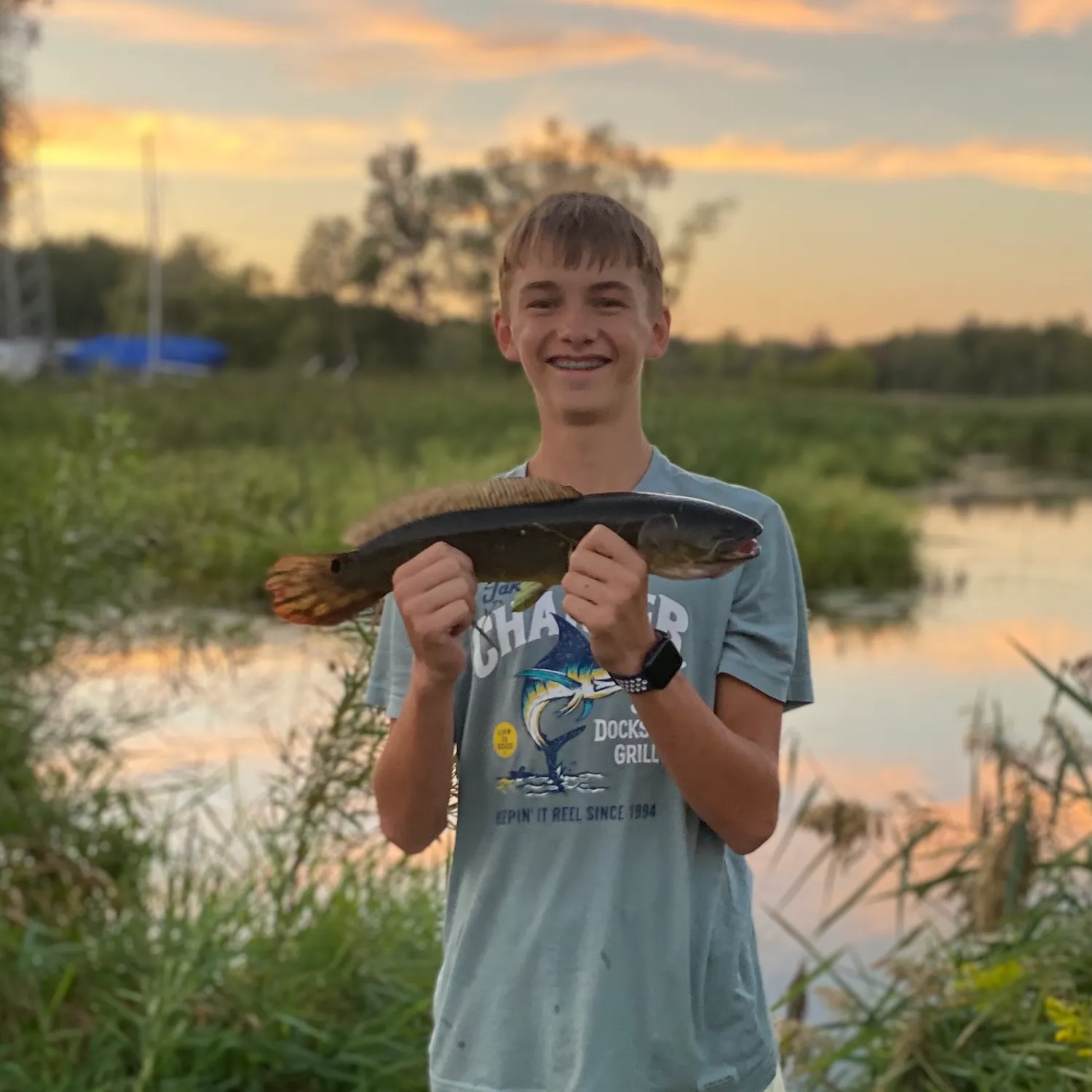 Eyetail bowfin caught on Fishbrain