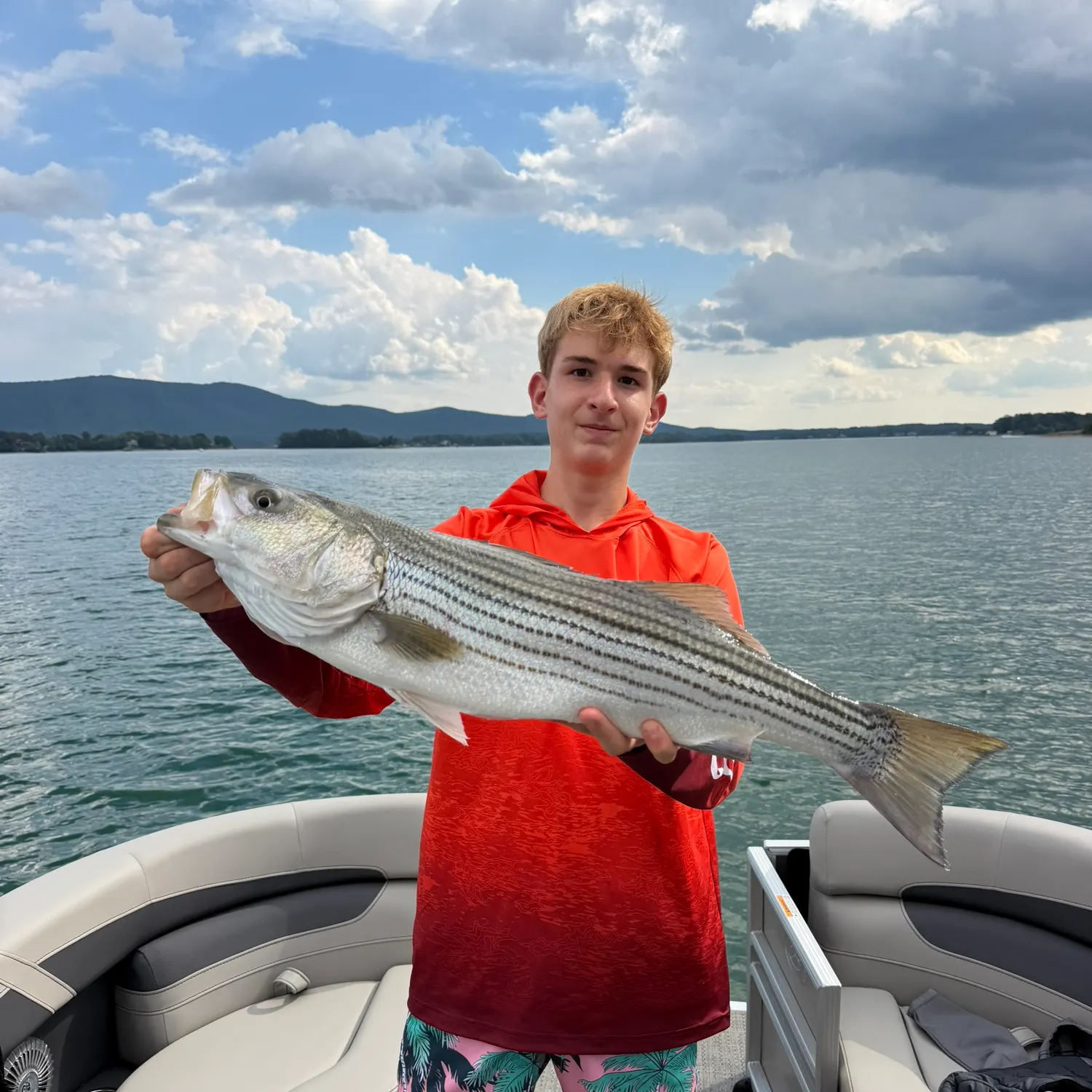 Striped bass caught on Fishbrain