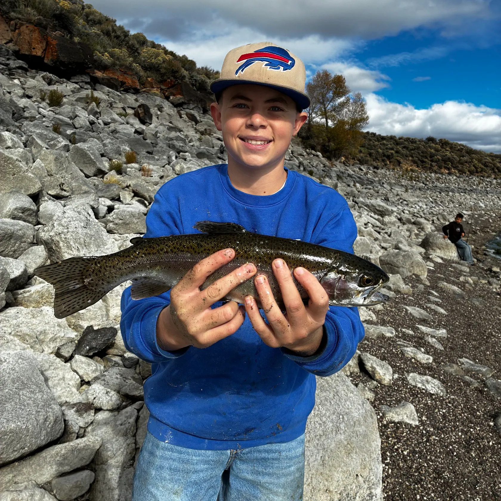 Rainbow trout caught on Fishbrain