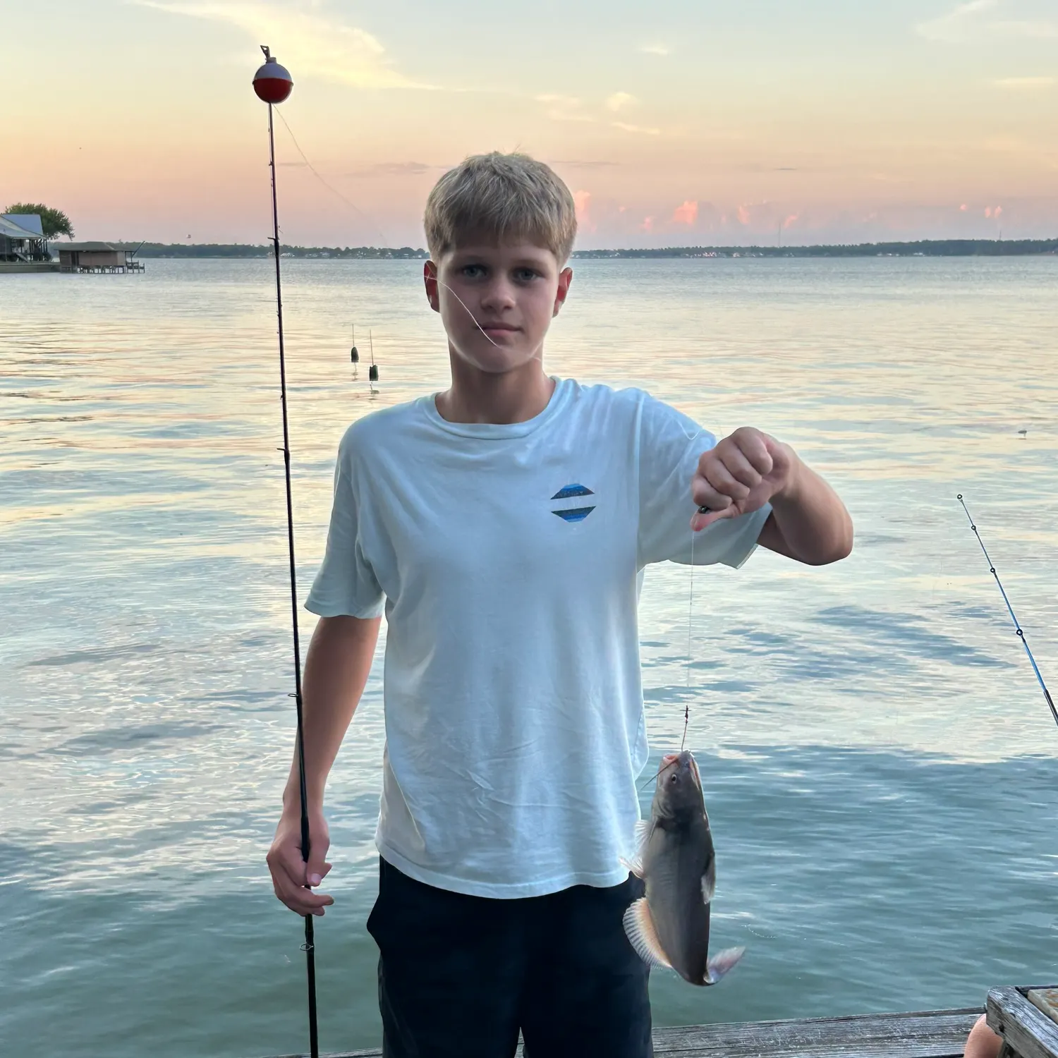 Blue catfish caught on Fishbrain