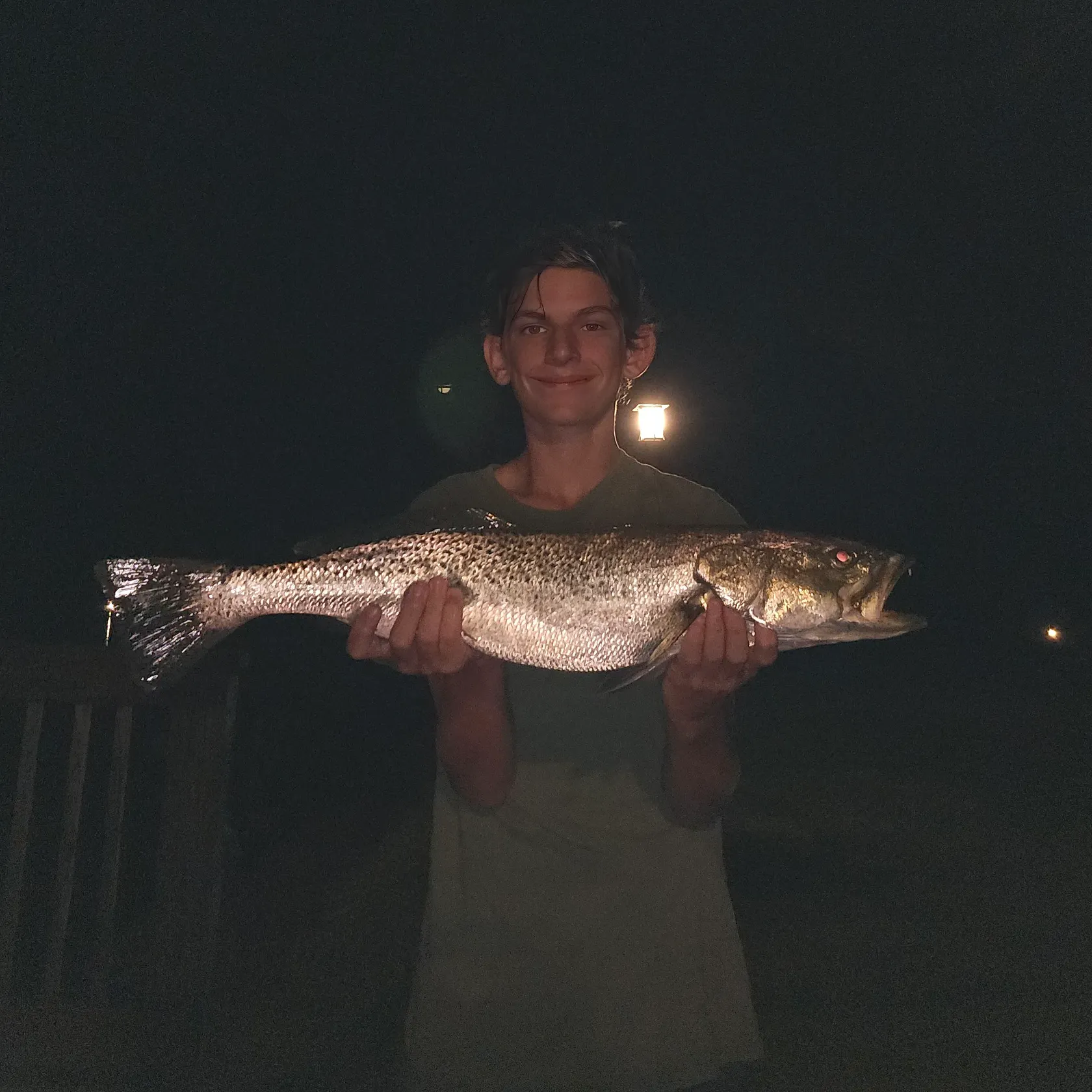 Spotted seatrout caught on Fishbrain