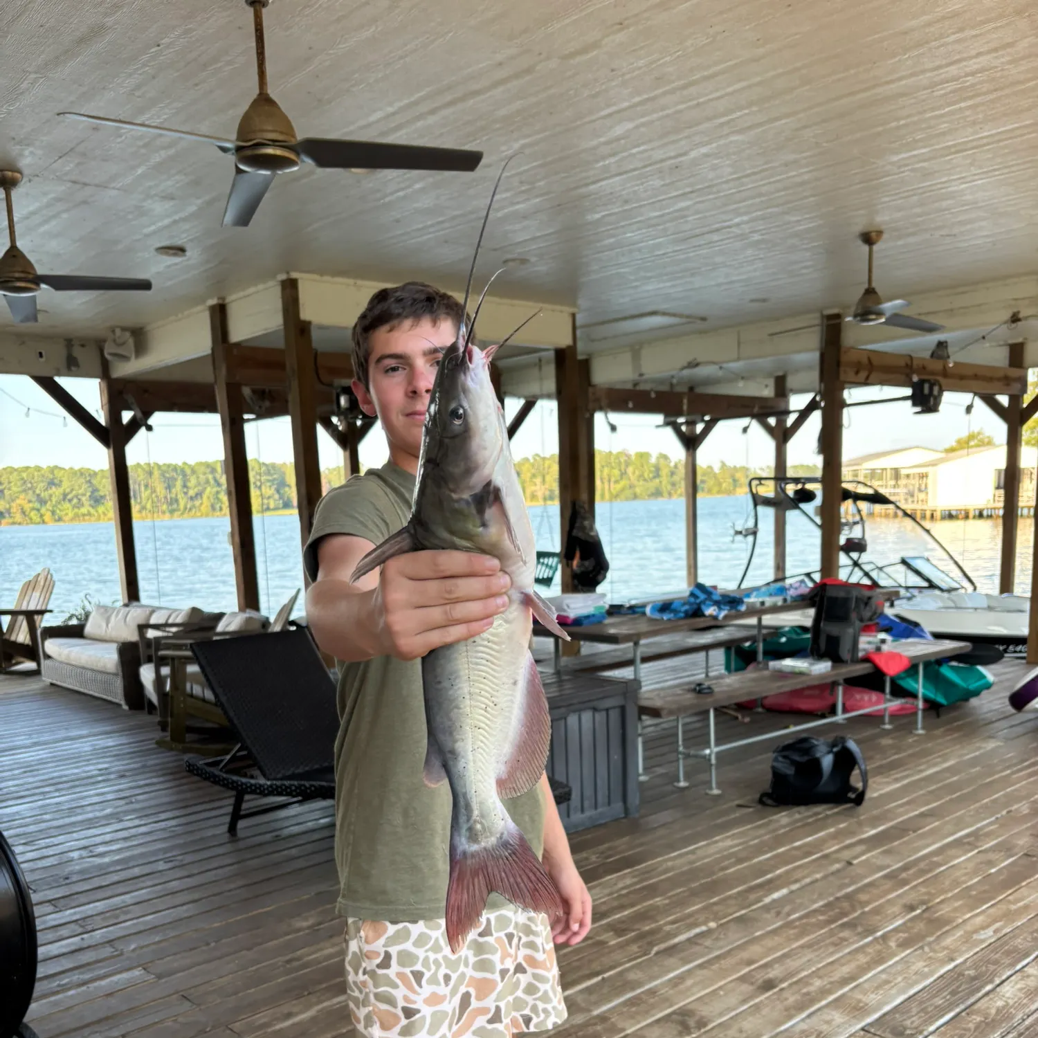 Channel catfish caught on Fishbrain