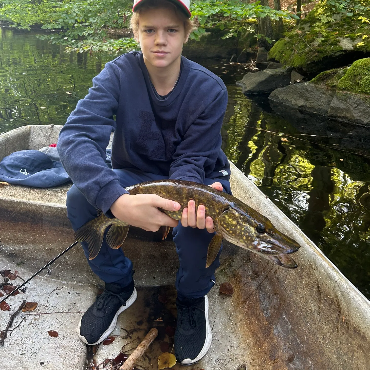 Northern pike caught on Fishbrain