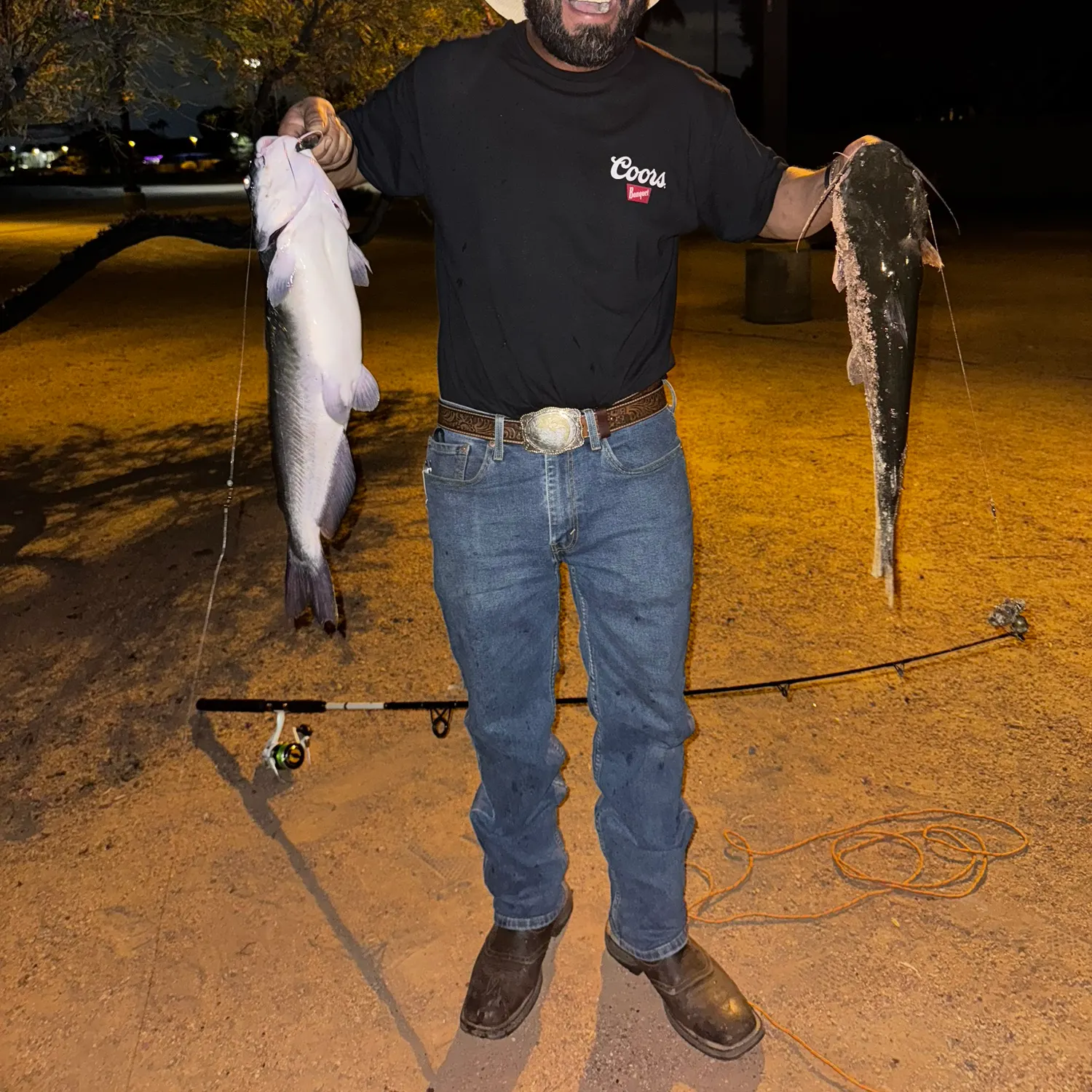 Channel catfish caught on Fishbrain