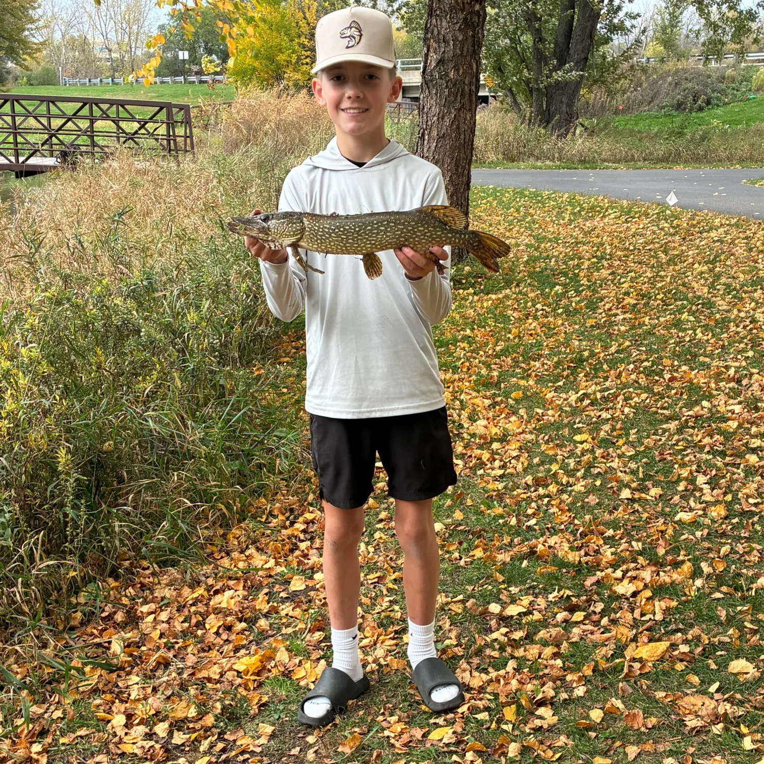 Northern pike caught on Fishbrain