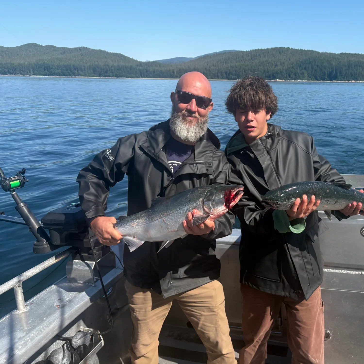 Coho salmon caught on Fishbrain