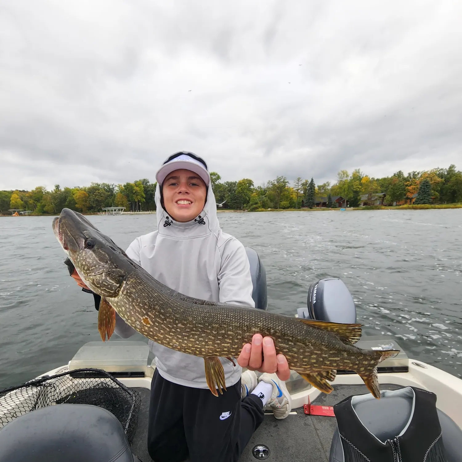 Northern pike caught on Fishbrain