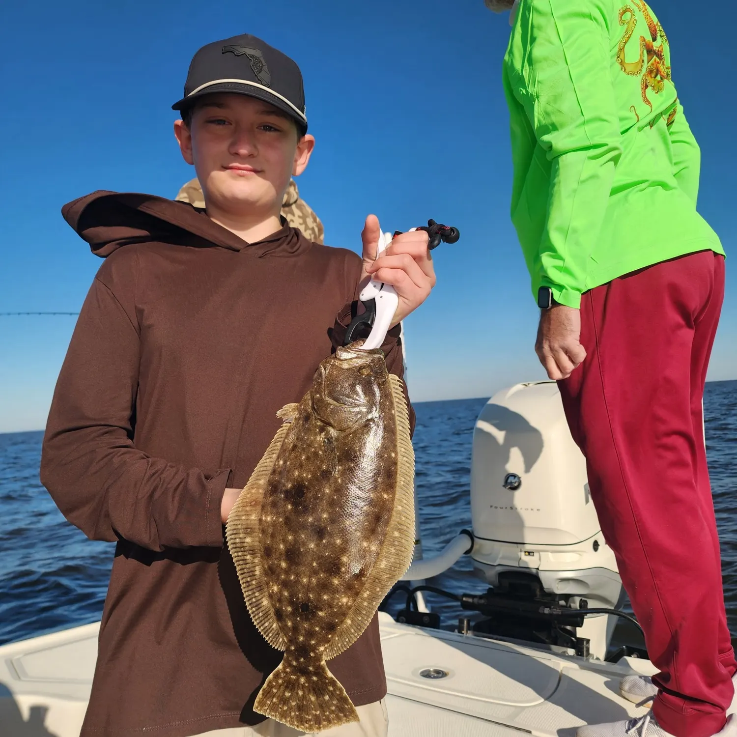 Summer flounder caught on Fishbrain