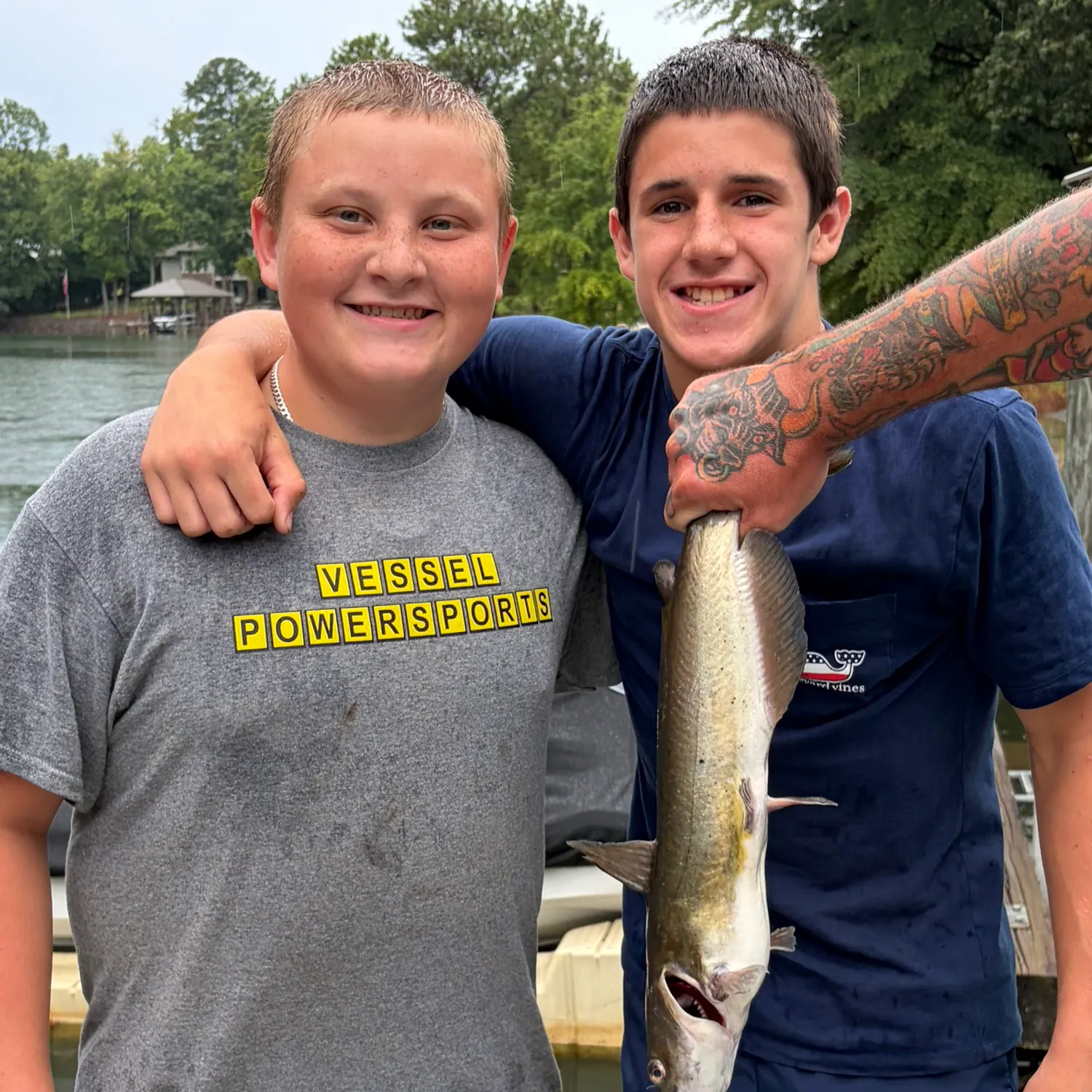 Channel catfish caught on Fishbrain