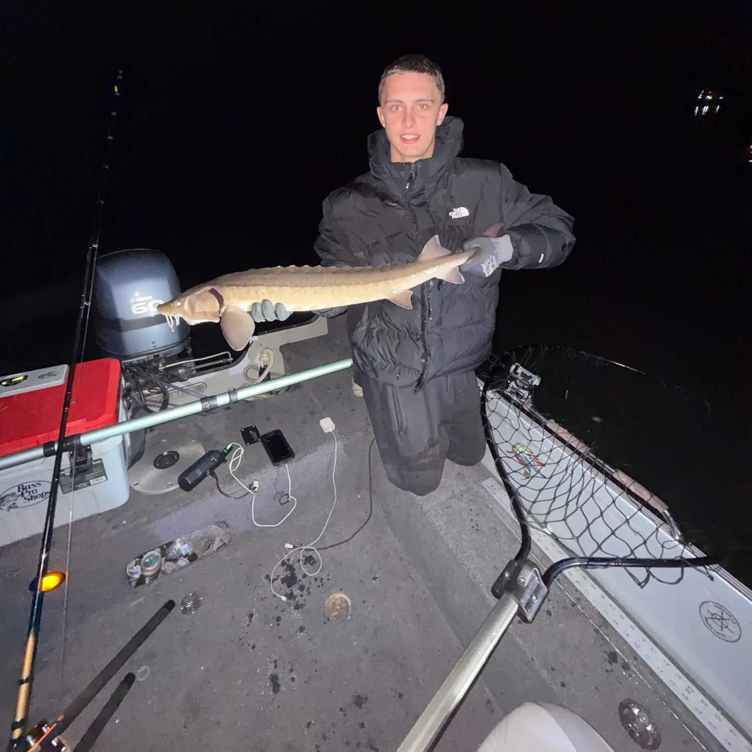 Lake sturgeon caught on Fishbrain