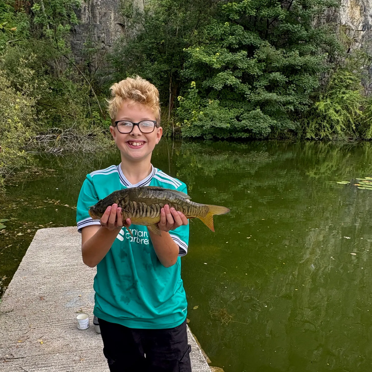 Mirror carp caught on Fishbrain