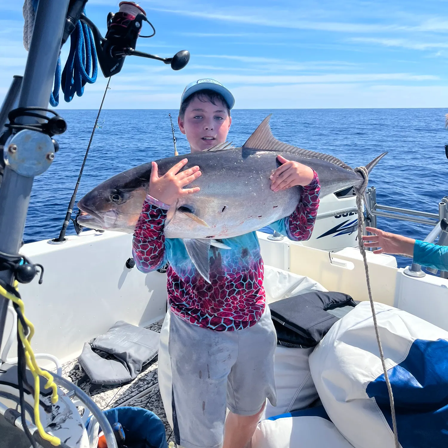 Greater amberjack caught on Fishbrain