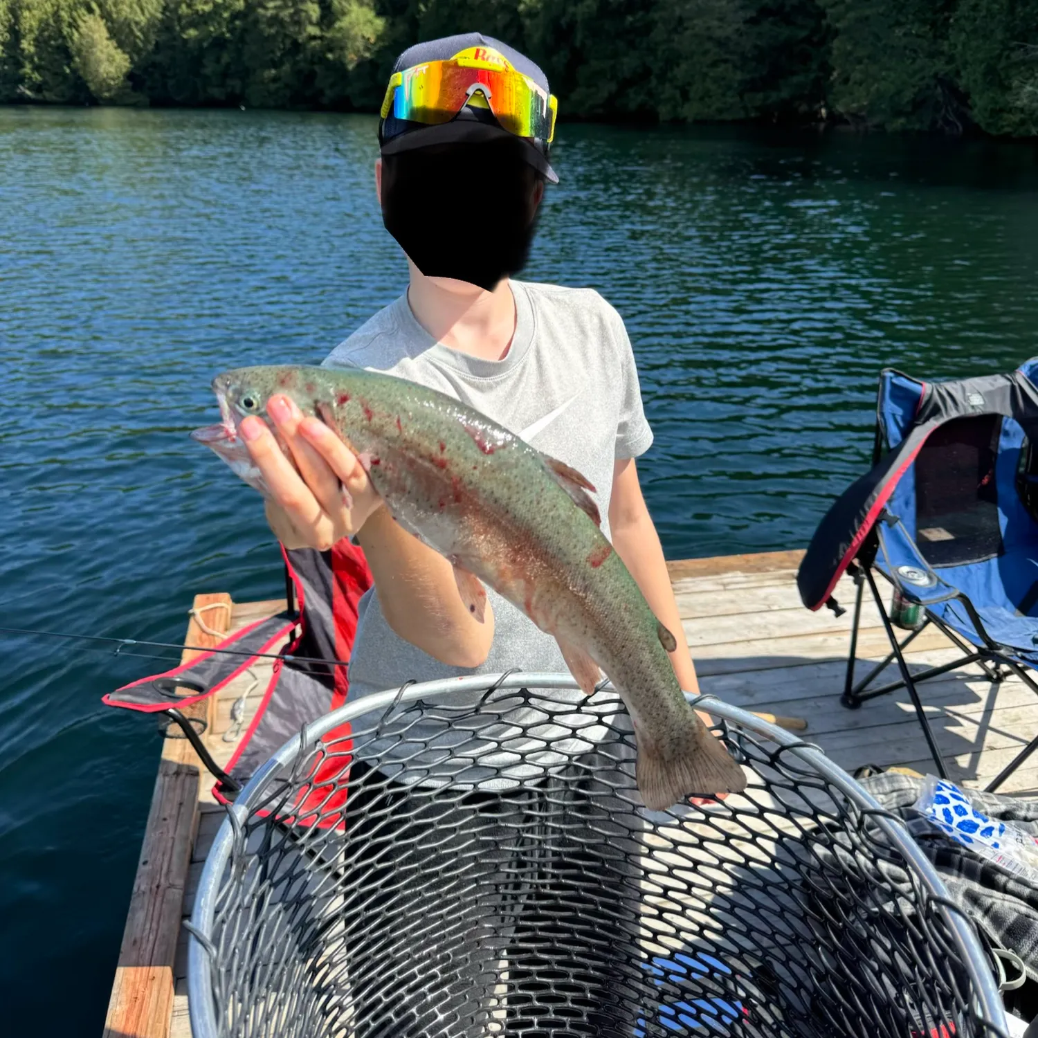 Rainbow trout caught on Fishbrain