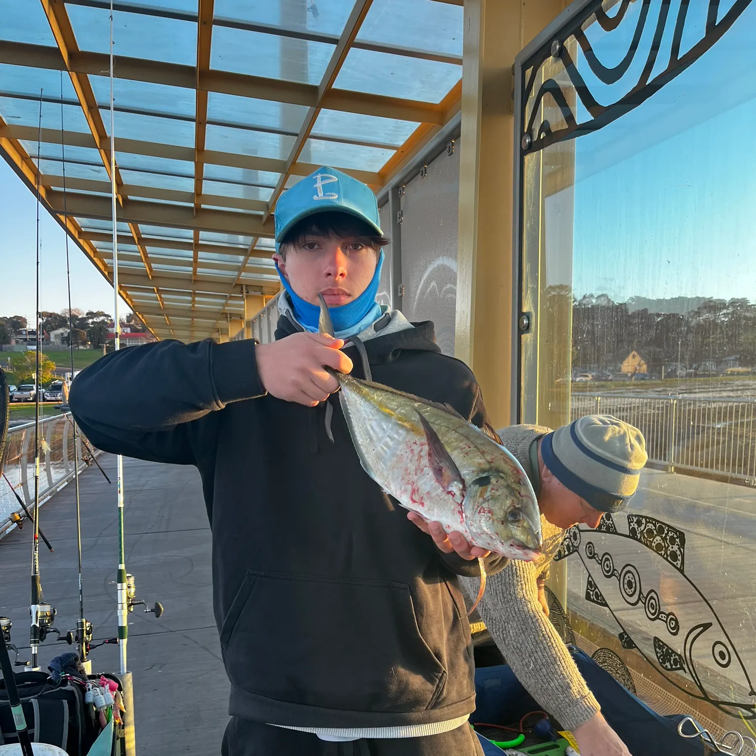 White trevally caught on Fishbrain