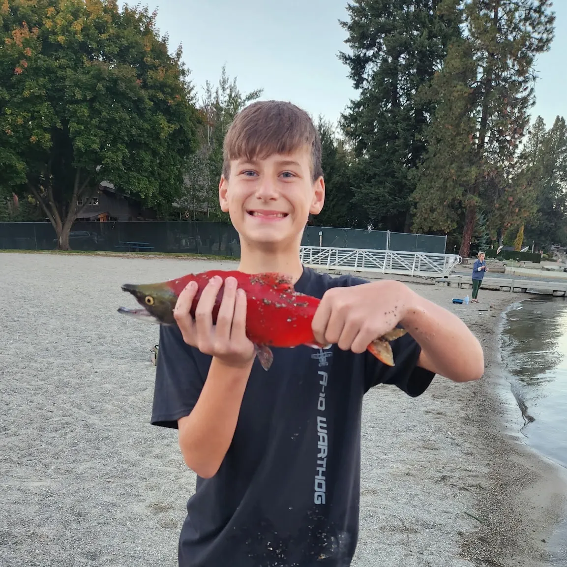 Kokanee salmon caught on Fishbrain
