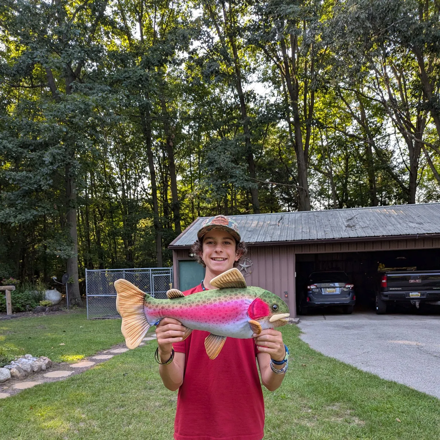 Golden trout caught on Fishbrain