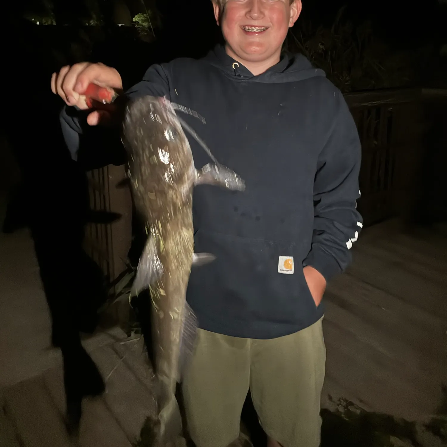 Channel catfish caught on Fishbrain