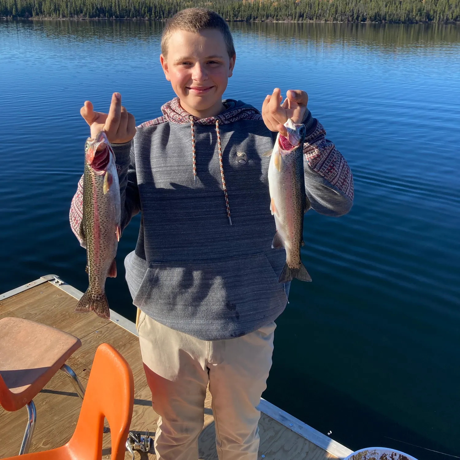 Rainbow trout caught on Fishbrain